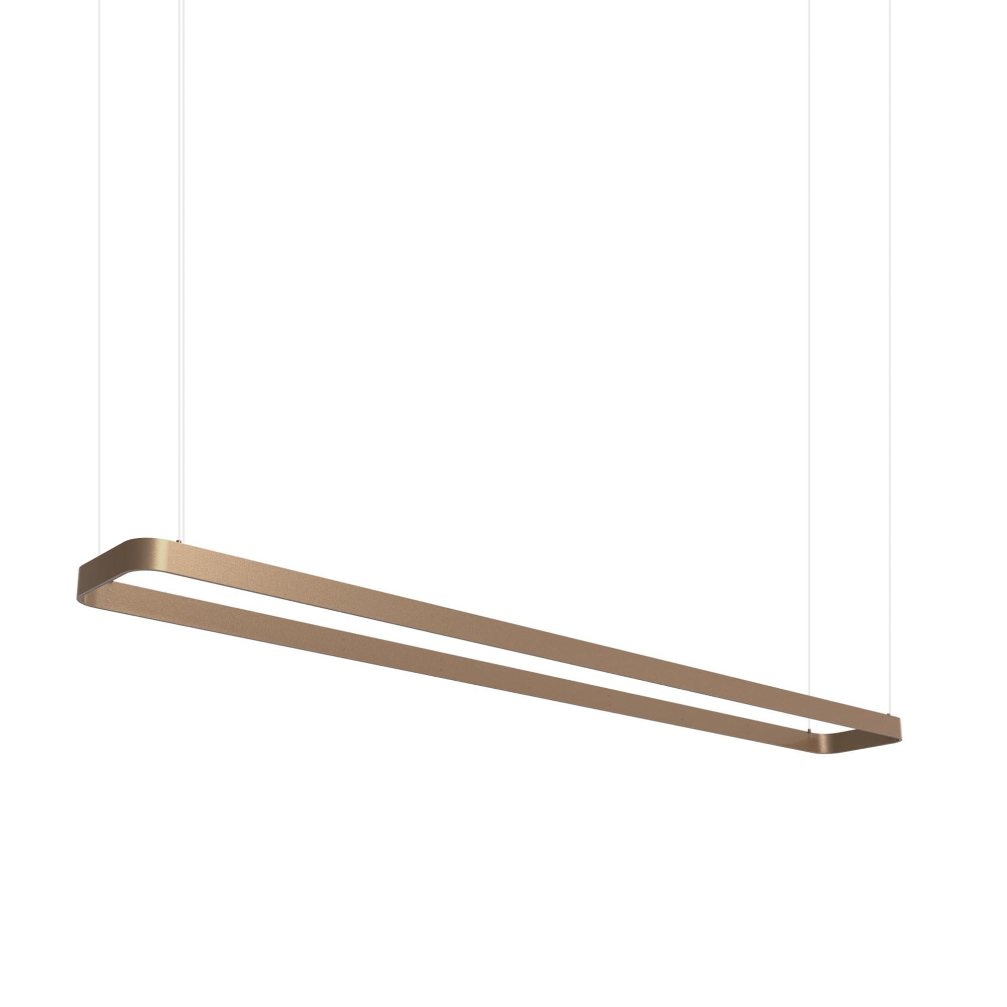 Alluminio Lampada a sospensione in alluminio Eden Rectangle 200 Silver di JSPR in vendita