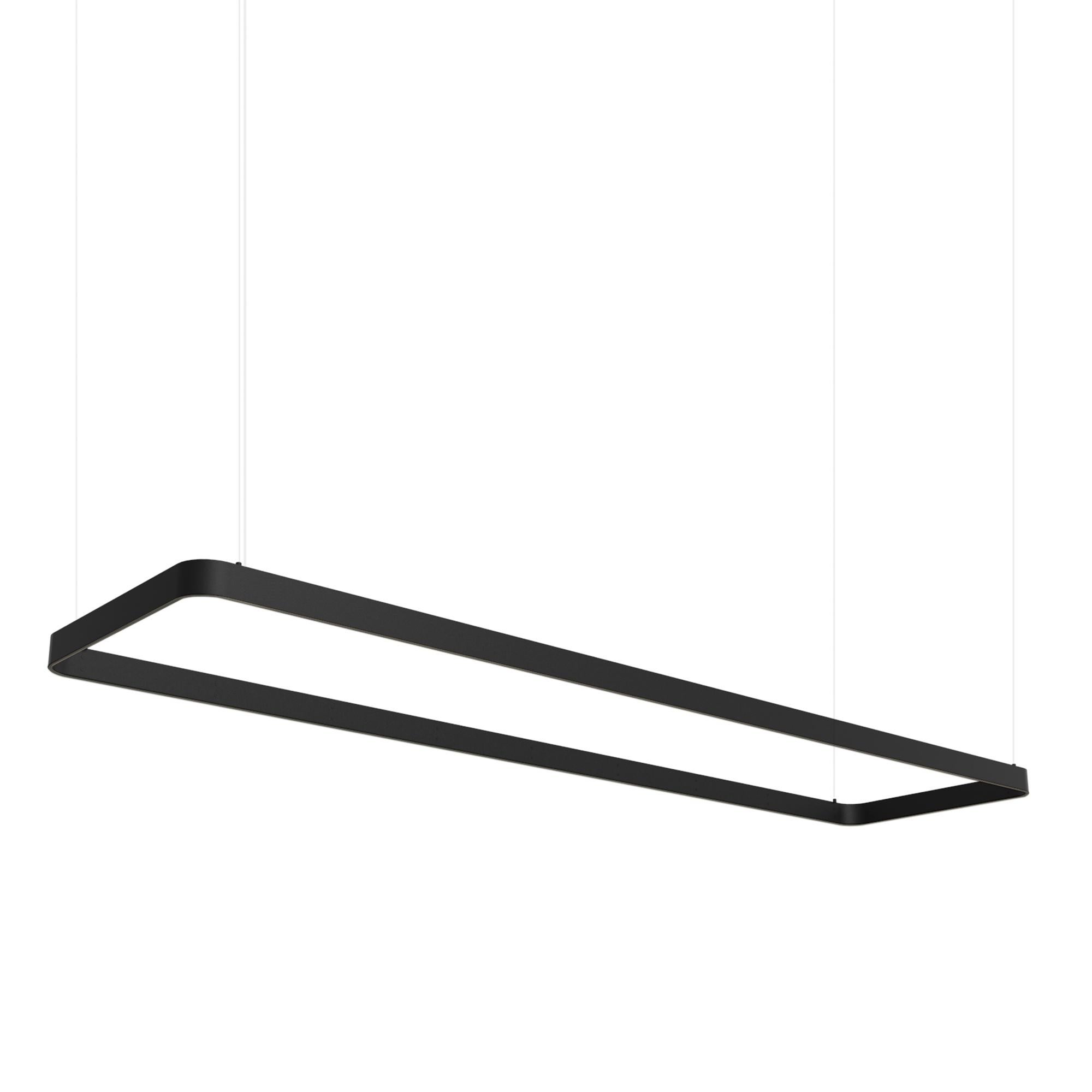 Lampada a sospensione in alluminio Eden Rectangle 200 Silver di JSPR in vendita 1