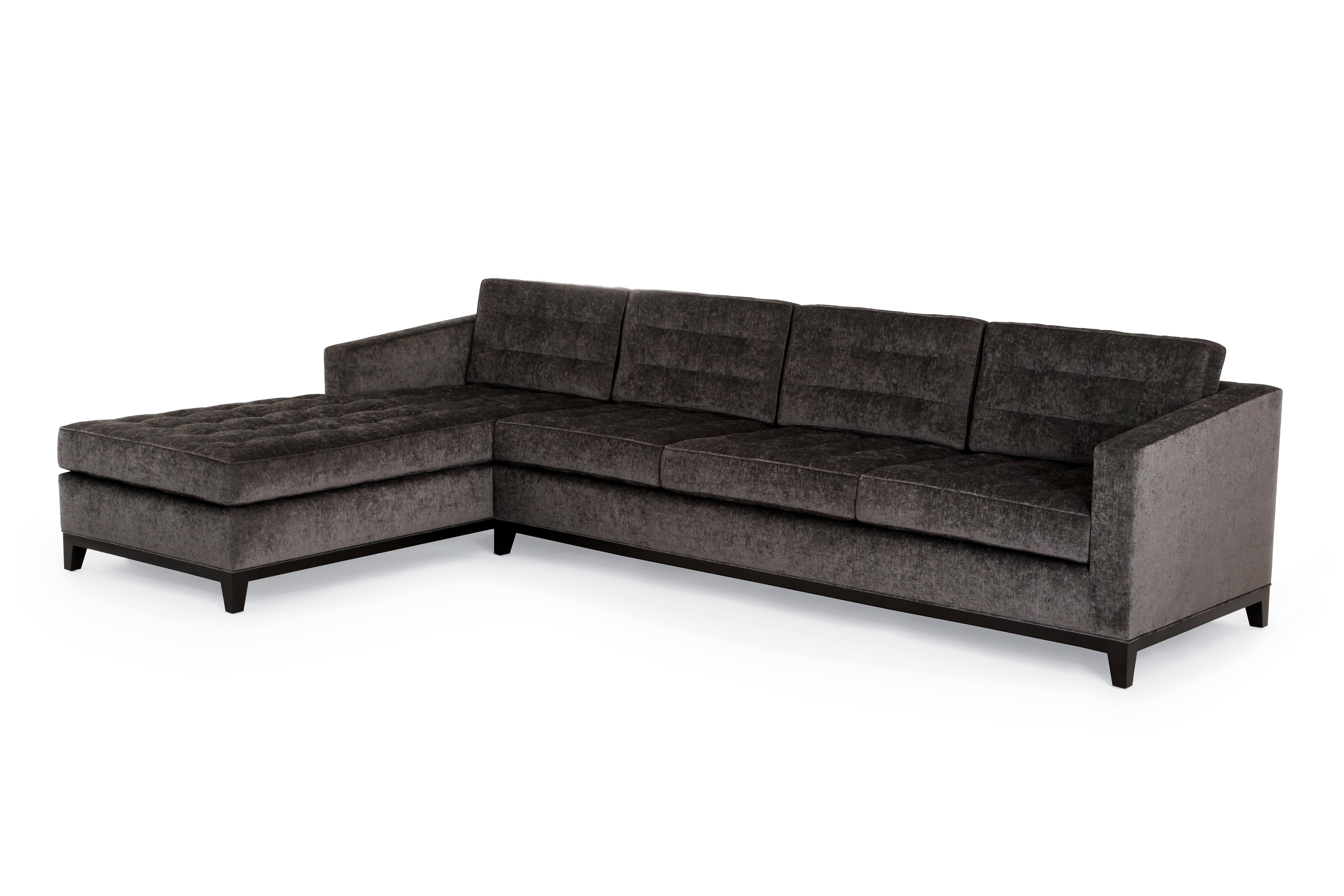 Eden Sectional Lose Sitz- und Rückenkissen, Pull-Tufting (amerikanisch) im Angebot