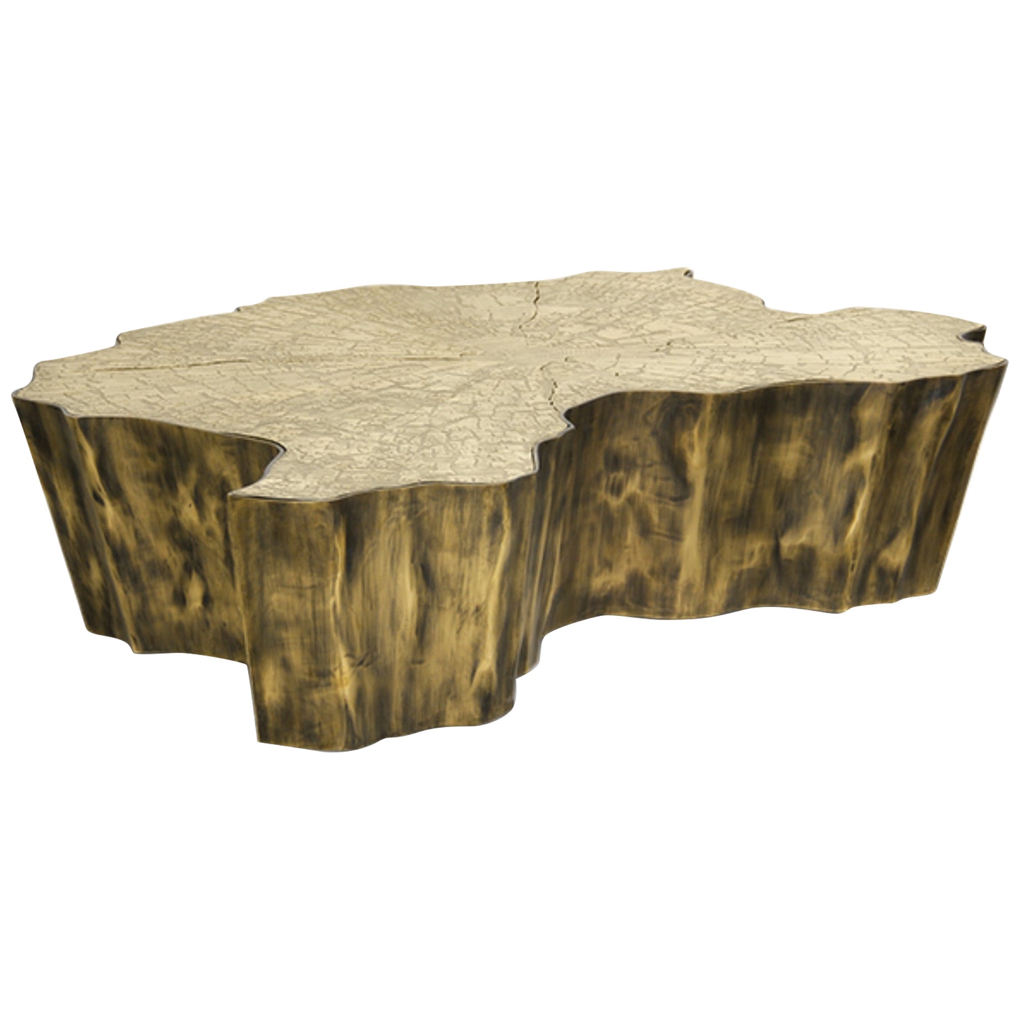 Mesa de centro de pátina pequeña Eden - Pátina fundida a mano - Boca Do Lobo