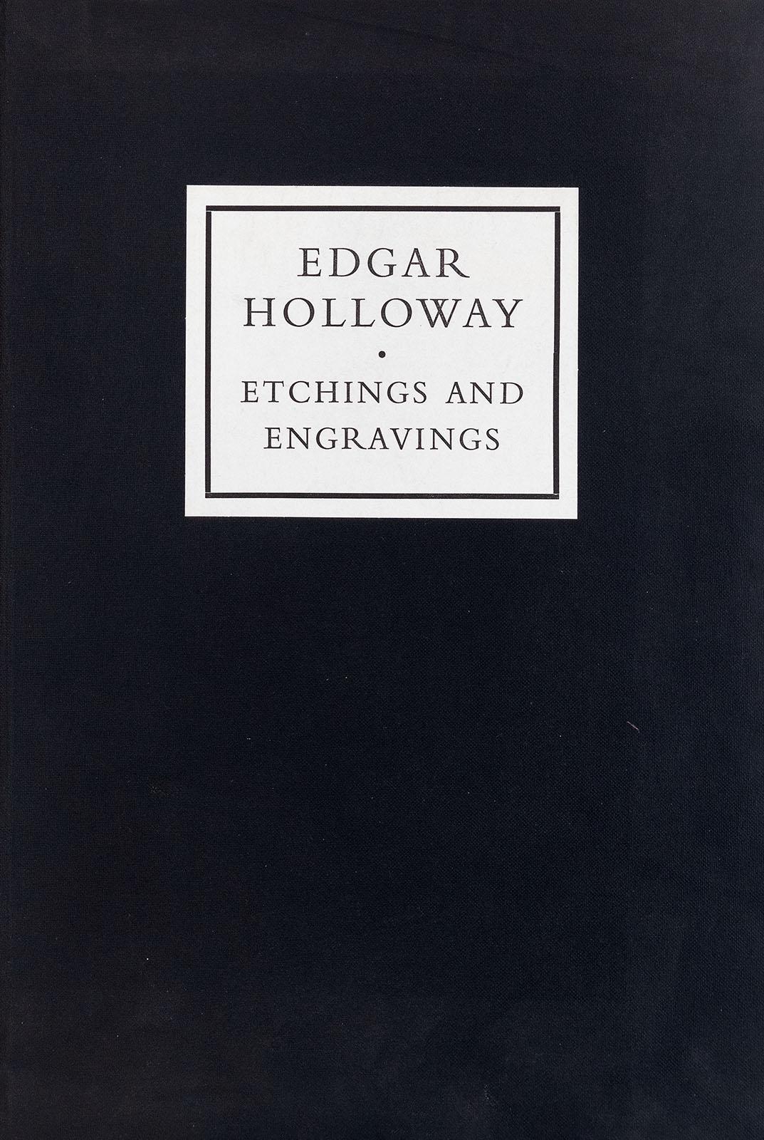 Folio of 6 signed etchings and engravings by Edgar Holloway - Print by Edgar A. Holloway