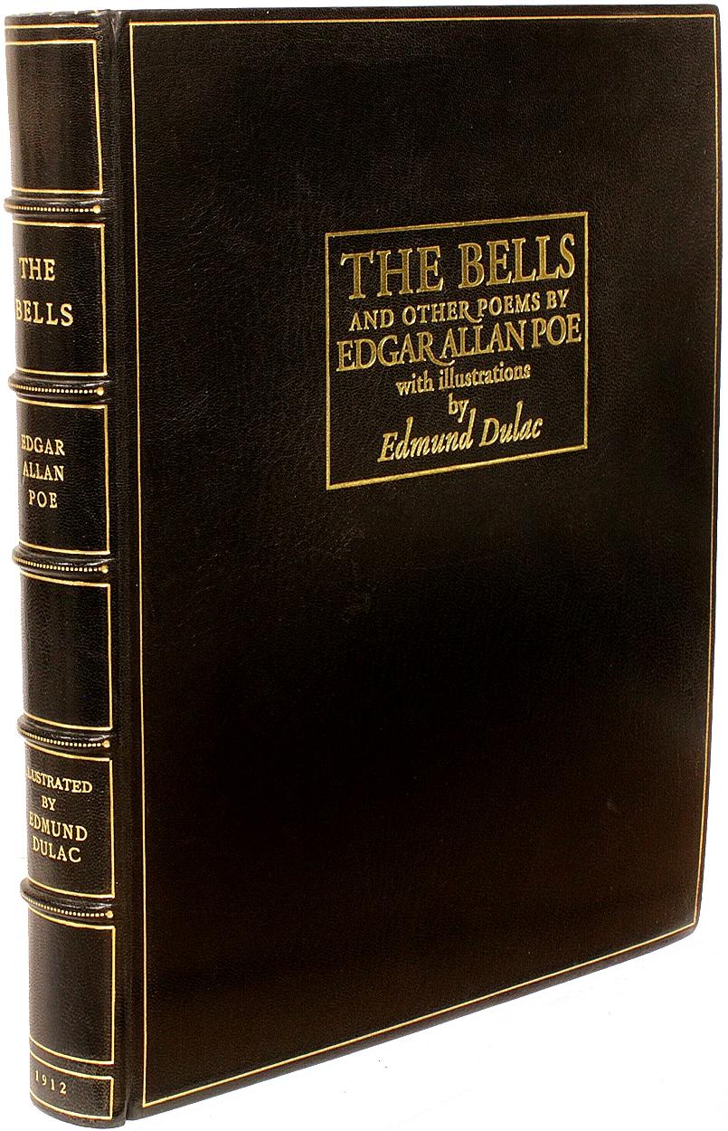 AUTOR: POE, Edgar Allan. 

TITEL: Die Glocken und andere Gedichte.

VERLAG: London: Hodder and Stoughton, o.J., (1912).

BESCHREIBUNG: LIMITIERTE UND SIGNIERTE AUFLAGE. 1 Bd., 12-5/16