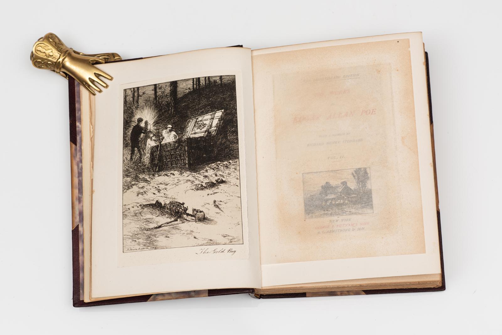 Cuir Edgar Allan Poe. The Works en vente