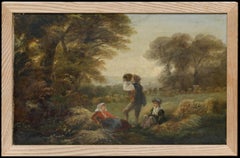 Attrib. Edgar Barclay (1842-1913) - Late 19th Century Oil, Harvest Jolly