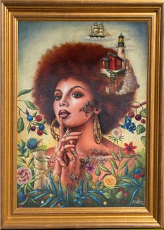 Edgar Barrios ** Shayana ** Original Öl auf Leinwand