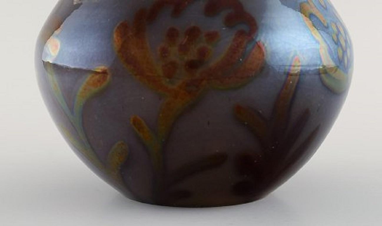 Edgar Böckman for Höganäs, Vase in Glazed Ceramics In Excellent Condition In Copenhagen, DK