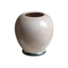 Edgar Böckman, Sizable Vase, Glazed Stoneware, Höganäs, Sweden, c. 1920s
