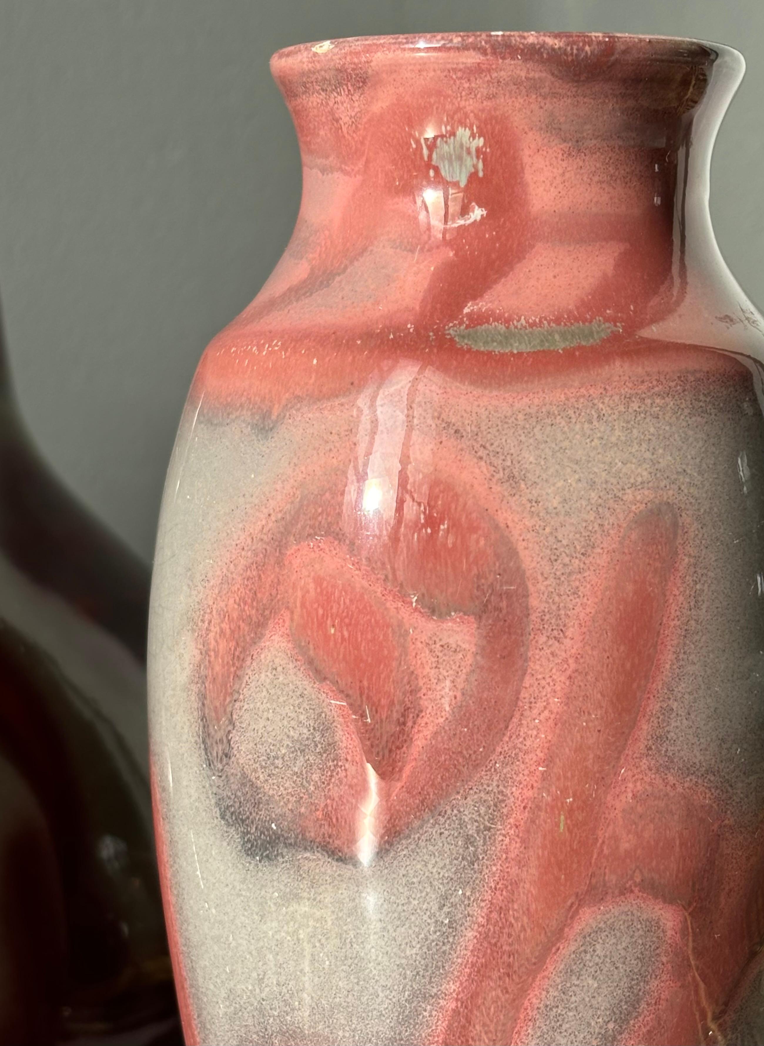 Edgar Böckman Schlanke Vase im Jugendstil (Keramik) im Angebot
