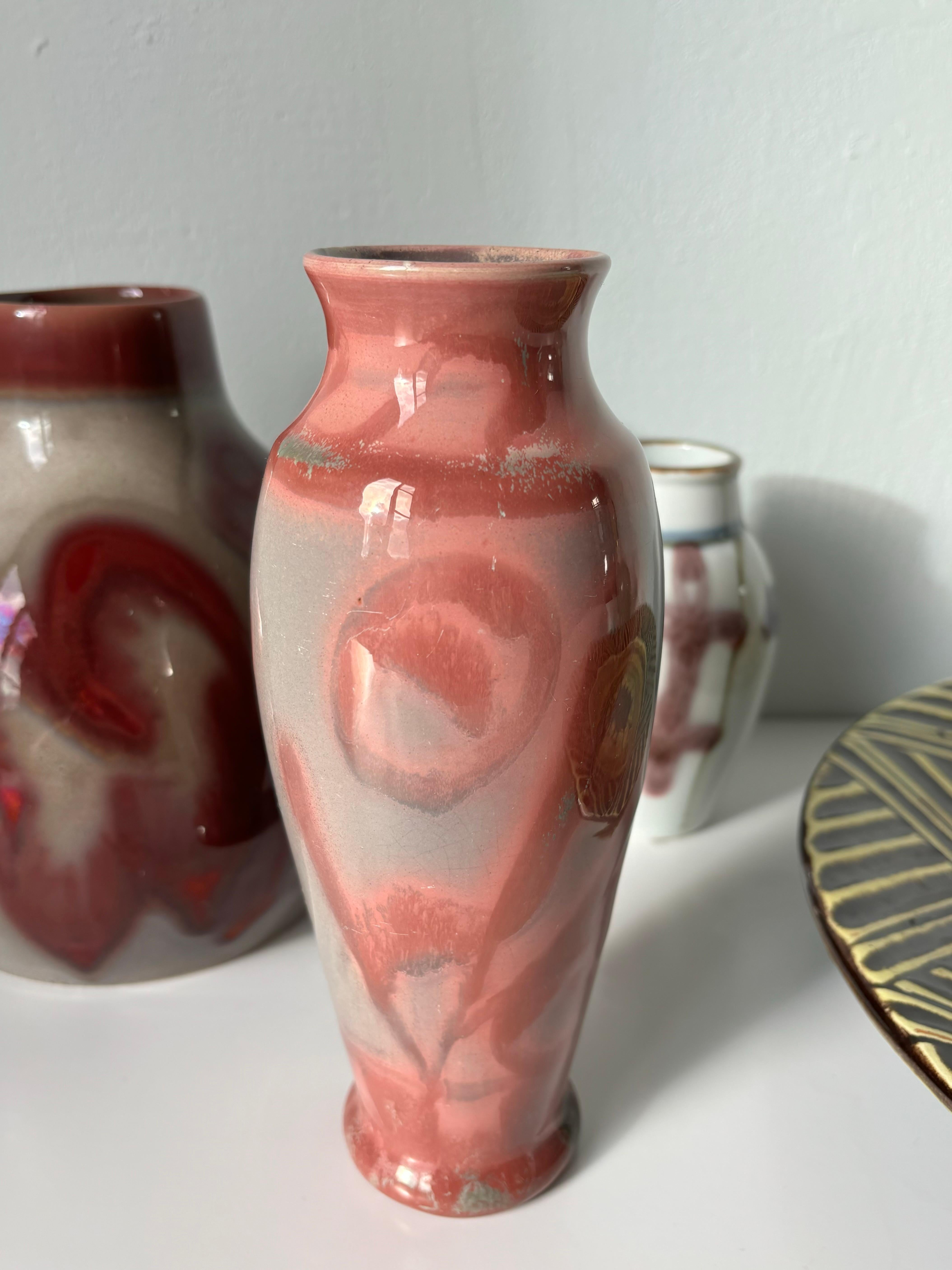Swedish Edgar Böckman Slender Art Nouveau Vase For Sale