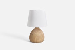 Edgar Böckman, Table Lamp, Earthenware, Sweden, 1930s