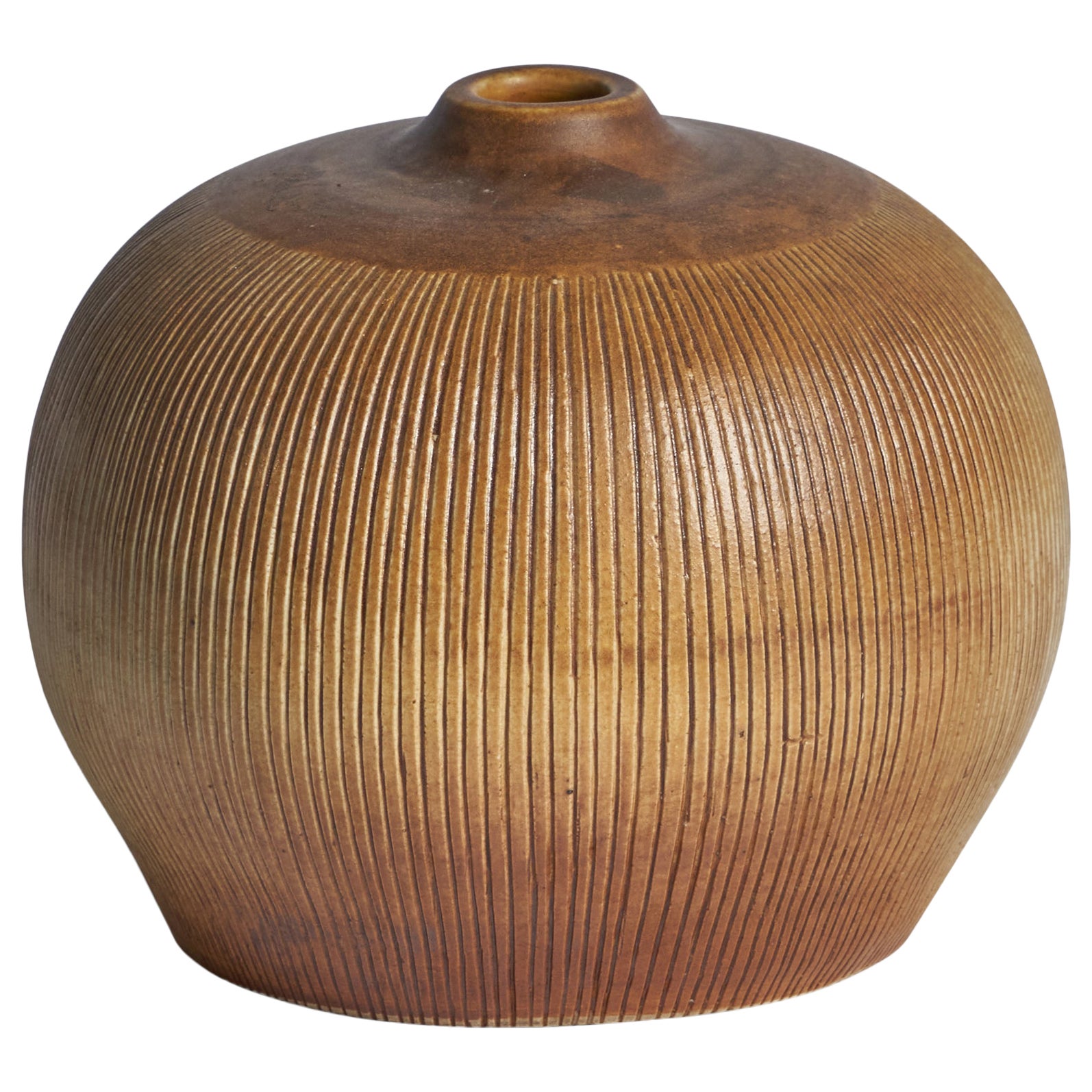 Edgar Böckman, Vase, Earthenware, Sweden, 1930s