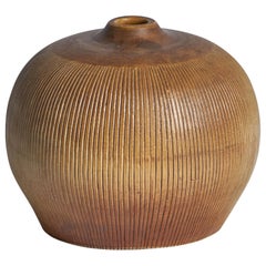 Edgar Böckman, Vase, Earthenware, Sweden, 1930s