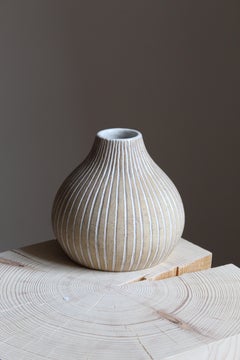 Edgar Bckman, Vase, grès émaillé, Studio d'artiste, Stockholm, Suède, années 1930
