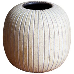 Edgar Böckman, Vase, Glazed Stoneware, Artists Studio, Stockholm, Sweden, 1930s