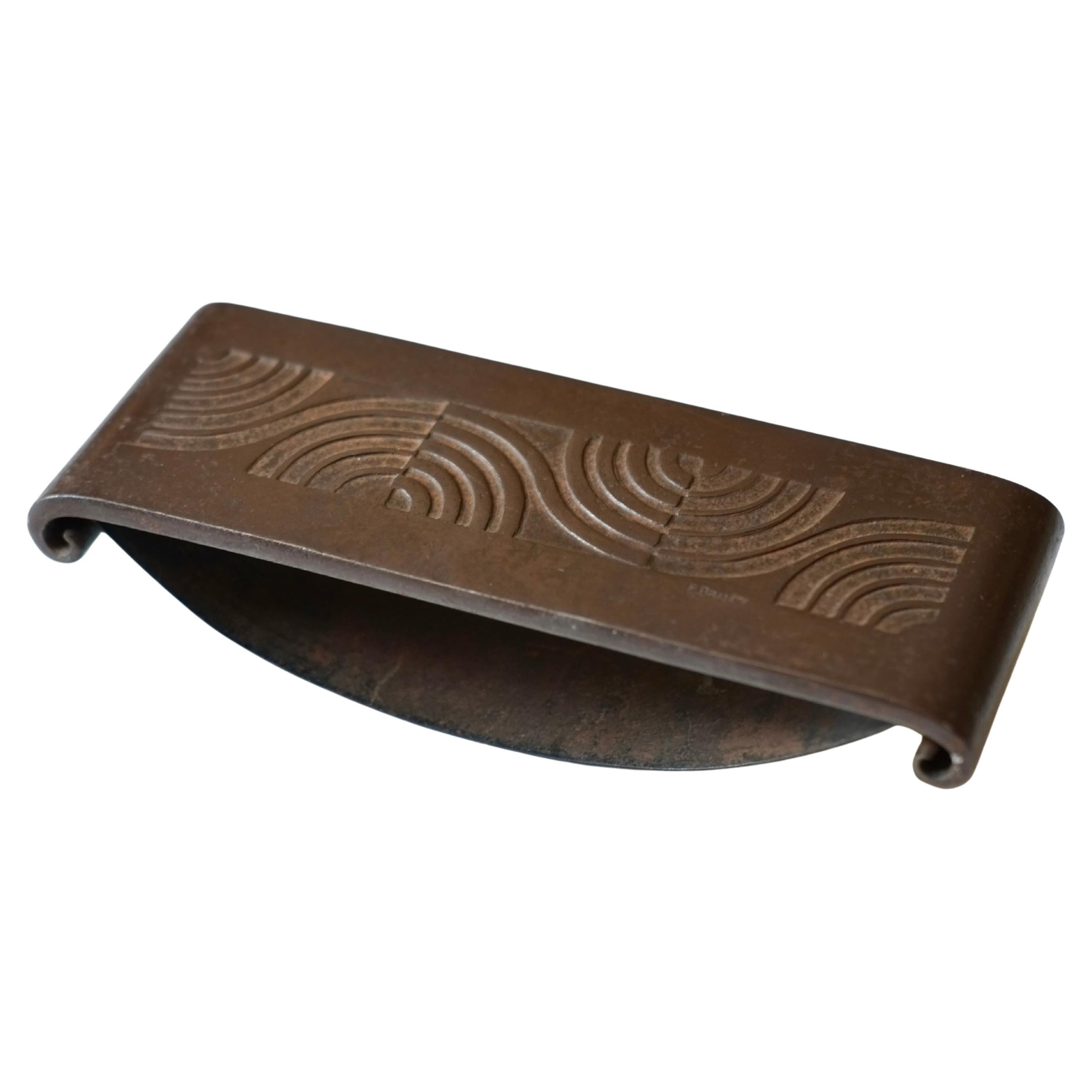 Edgar Brandt (1880-1960) Bronze Writing Case