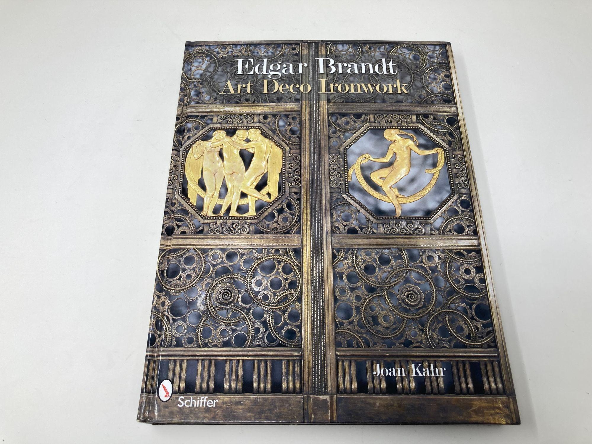 Edgar Brandt Art Deco Ironwork Hardcover Book by Joan Kahr.
A premier metalsmith in the early 20th century in France, Edgar Brandt (1880-1960) designed and fabricated some of the most beautiful architectural and decorative ironwork of his age. This