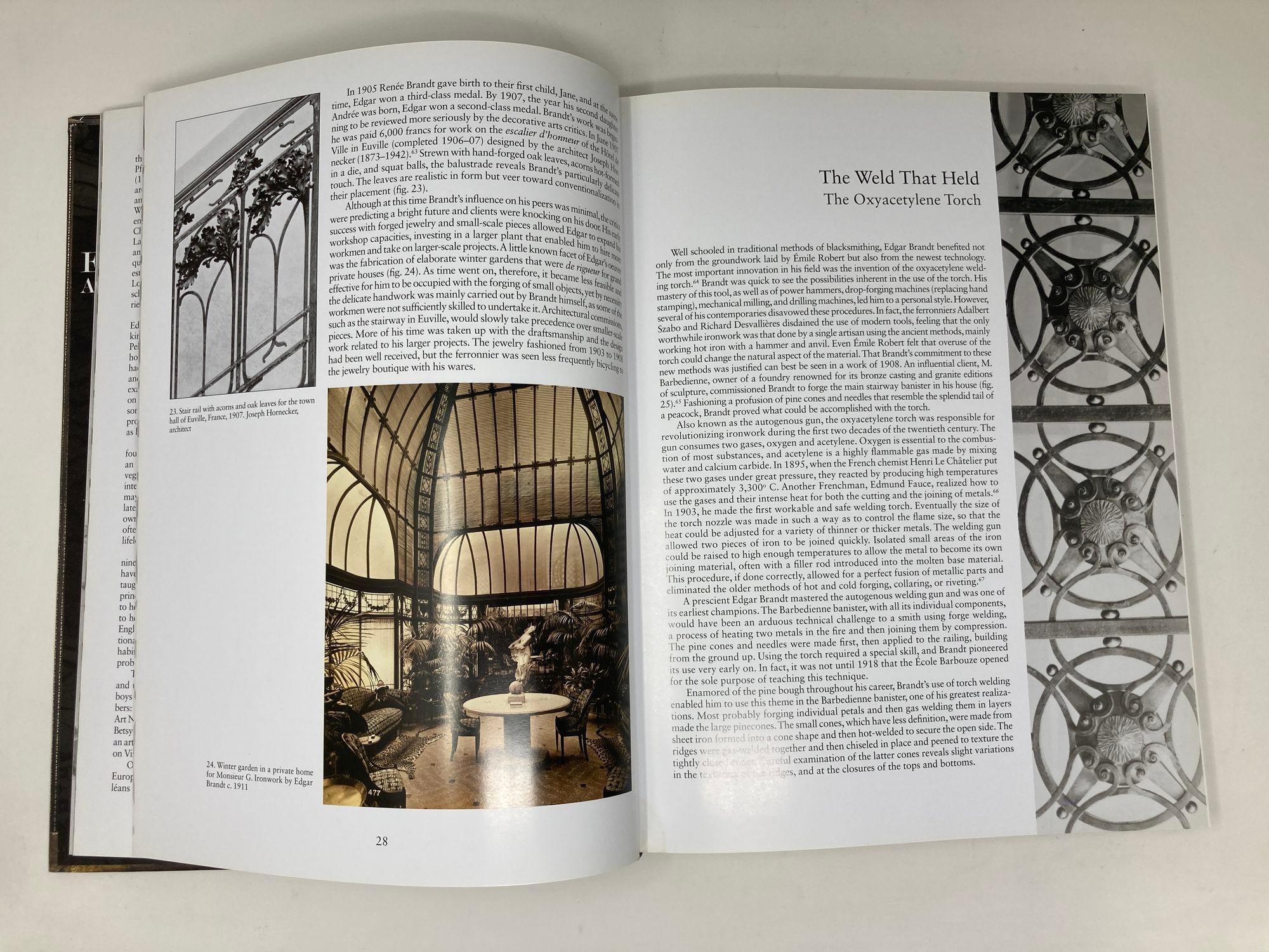 Edgar Brandt Art Deco Ironwork Hardcover Book by Joan Kahr 4