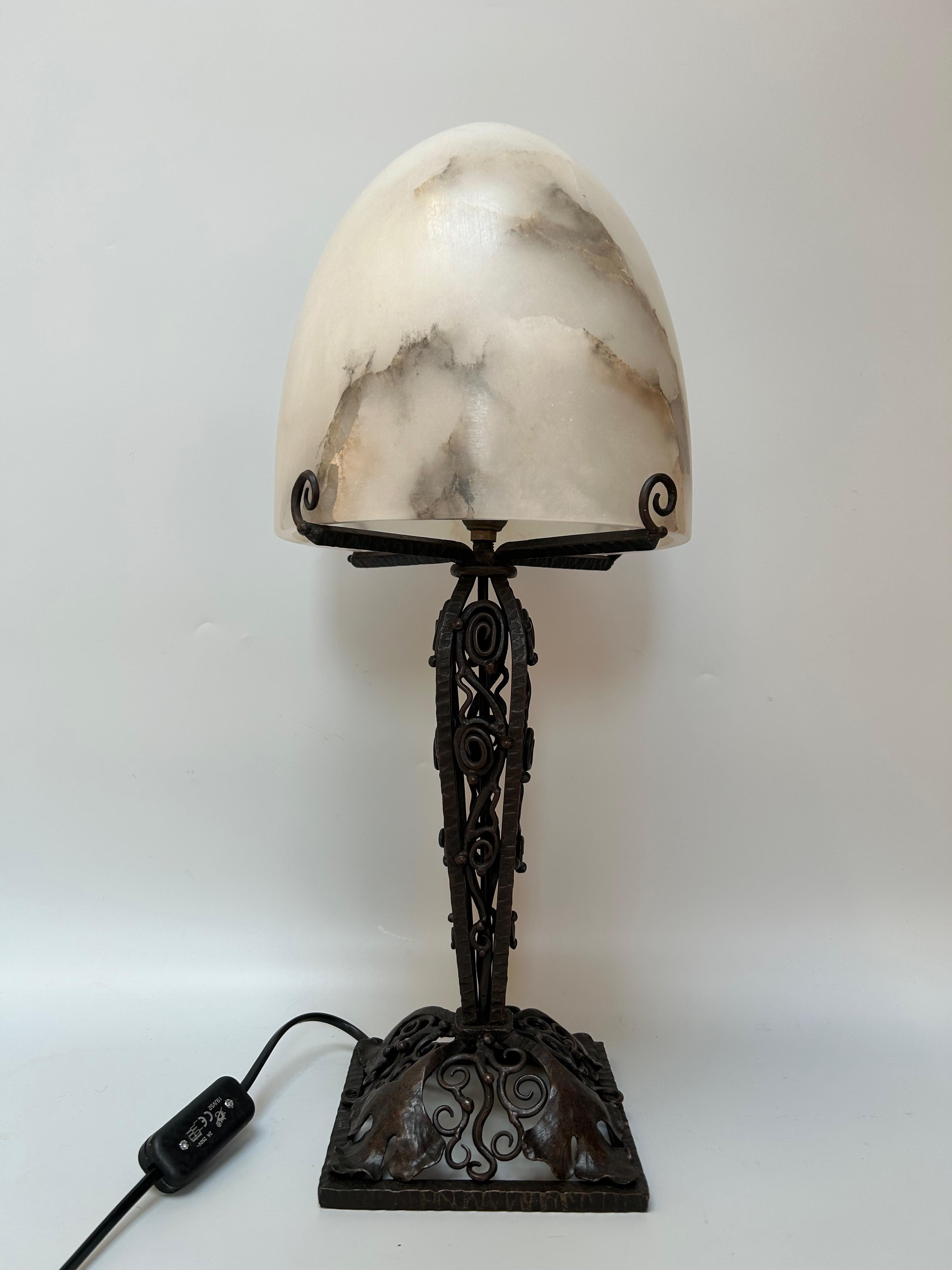 Lámpara Art Déco Edgar Brandt en venta 3