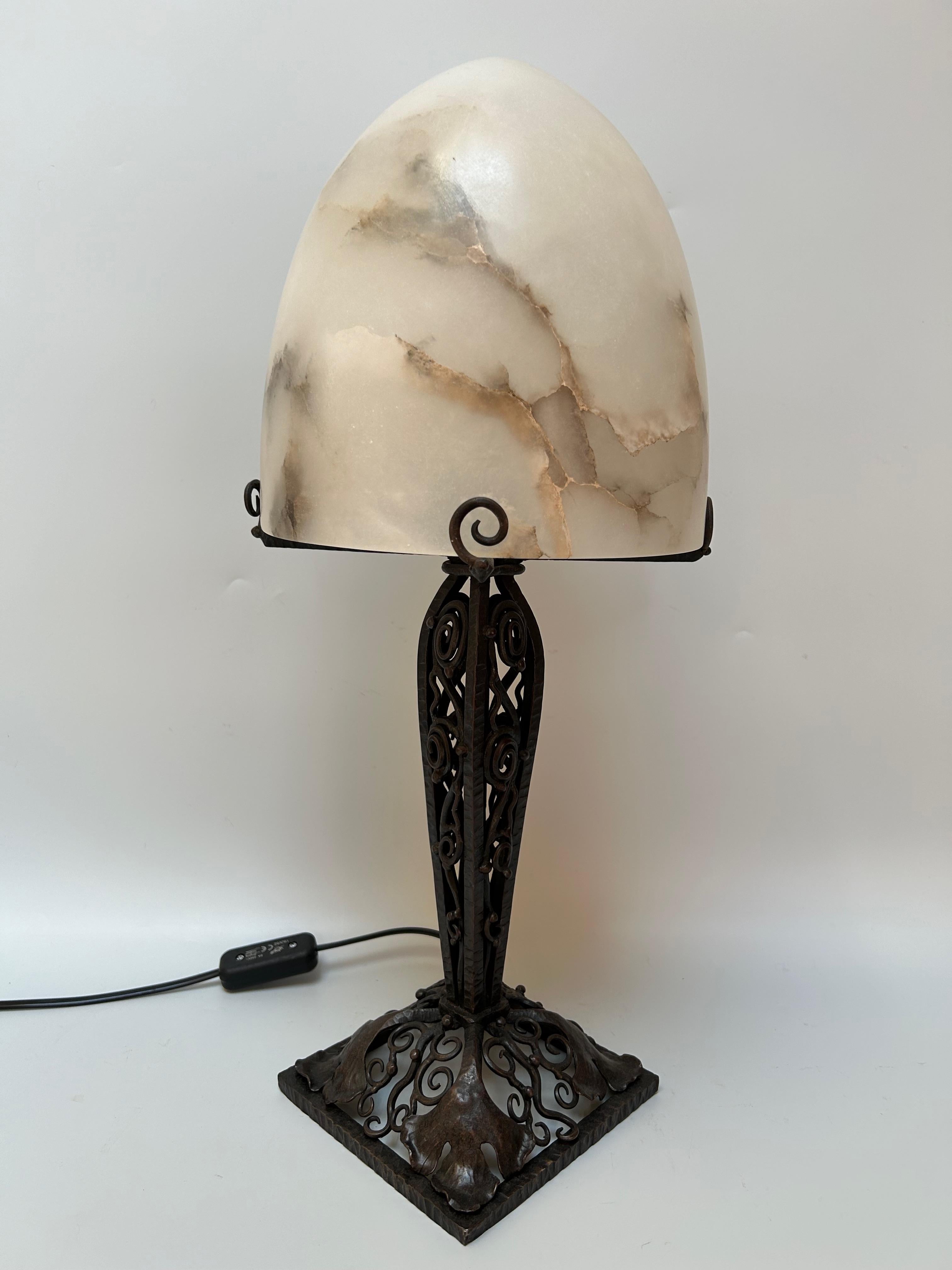 Lámpara Art Déco Edgar Brandt en venta 4
