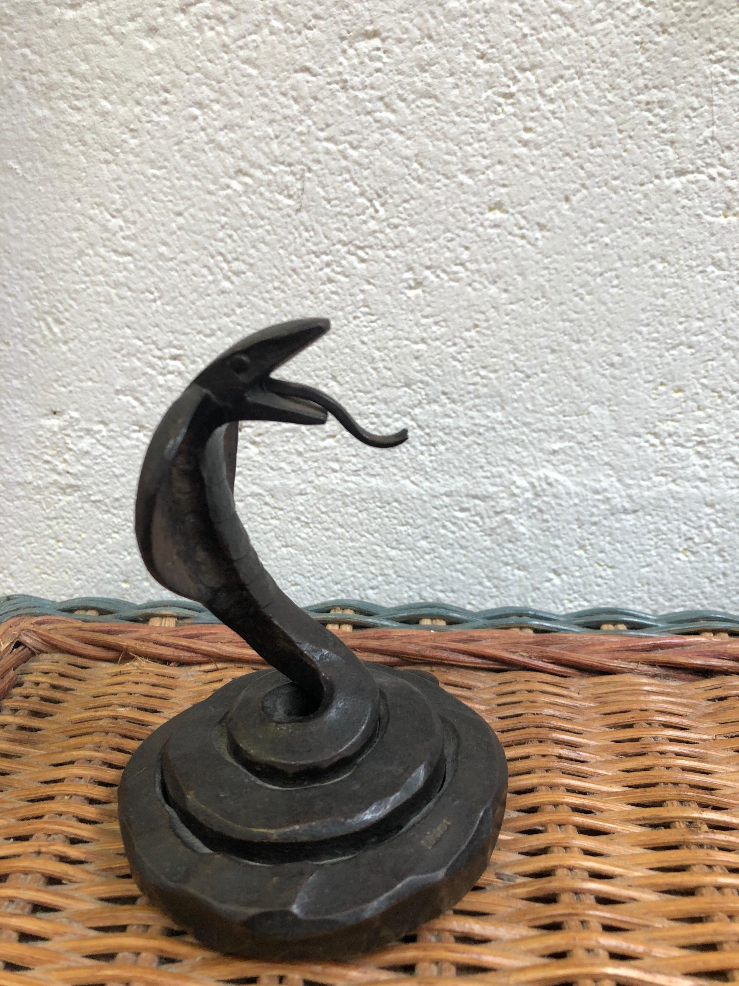 Porte-montre signé par Edgar Brandt.