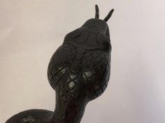 Edgar Brandt Element Decorative Wrought Iron Snake Art Deco