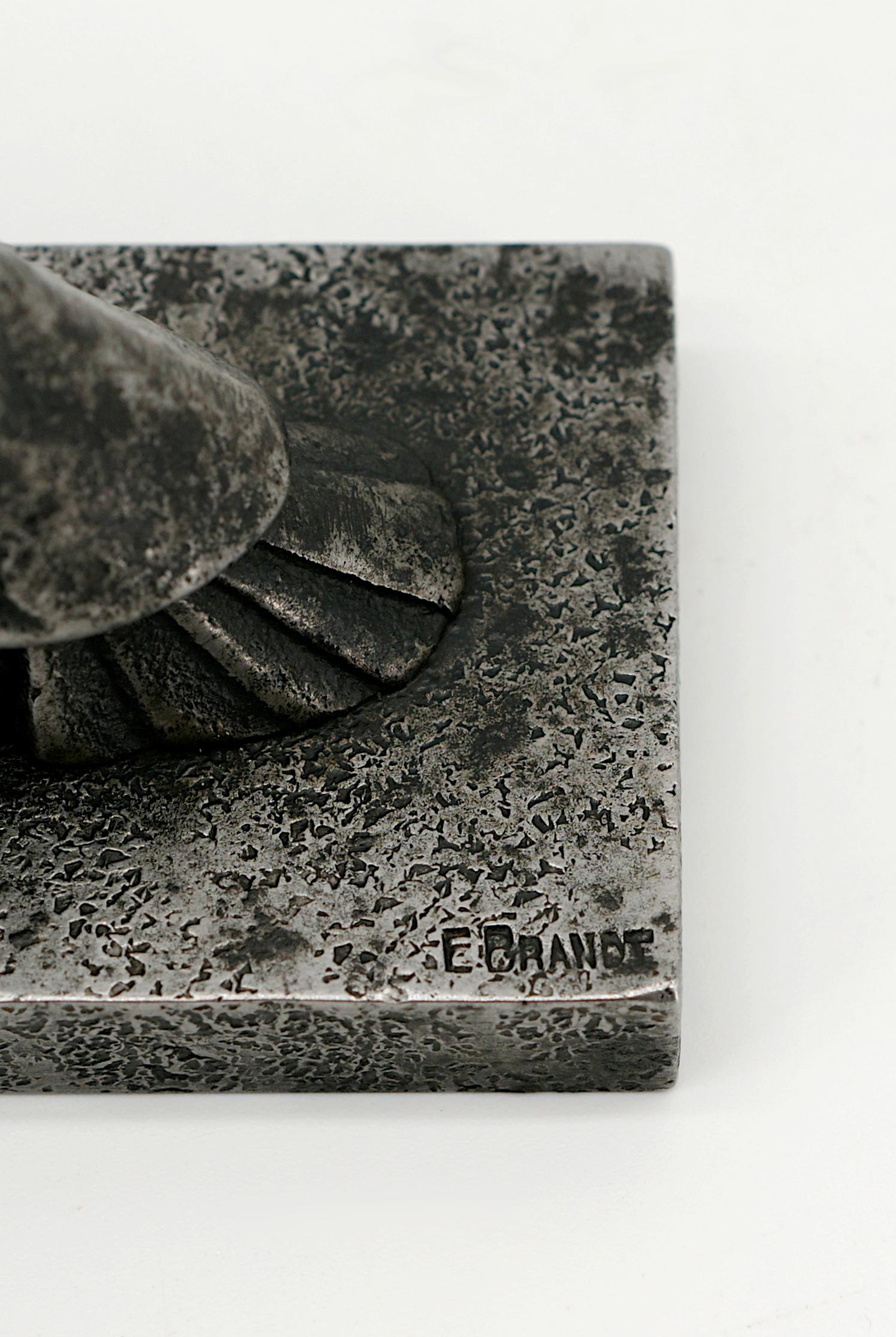 Inizio XX secolo Pellicano in ferro battuto Edgar Brandt, 1920 in vendita