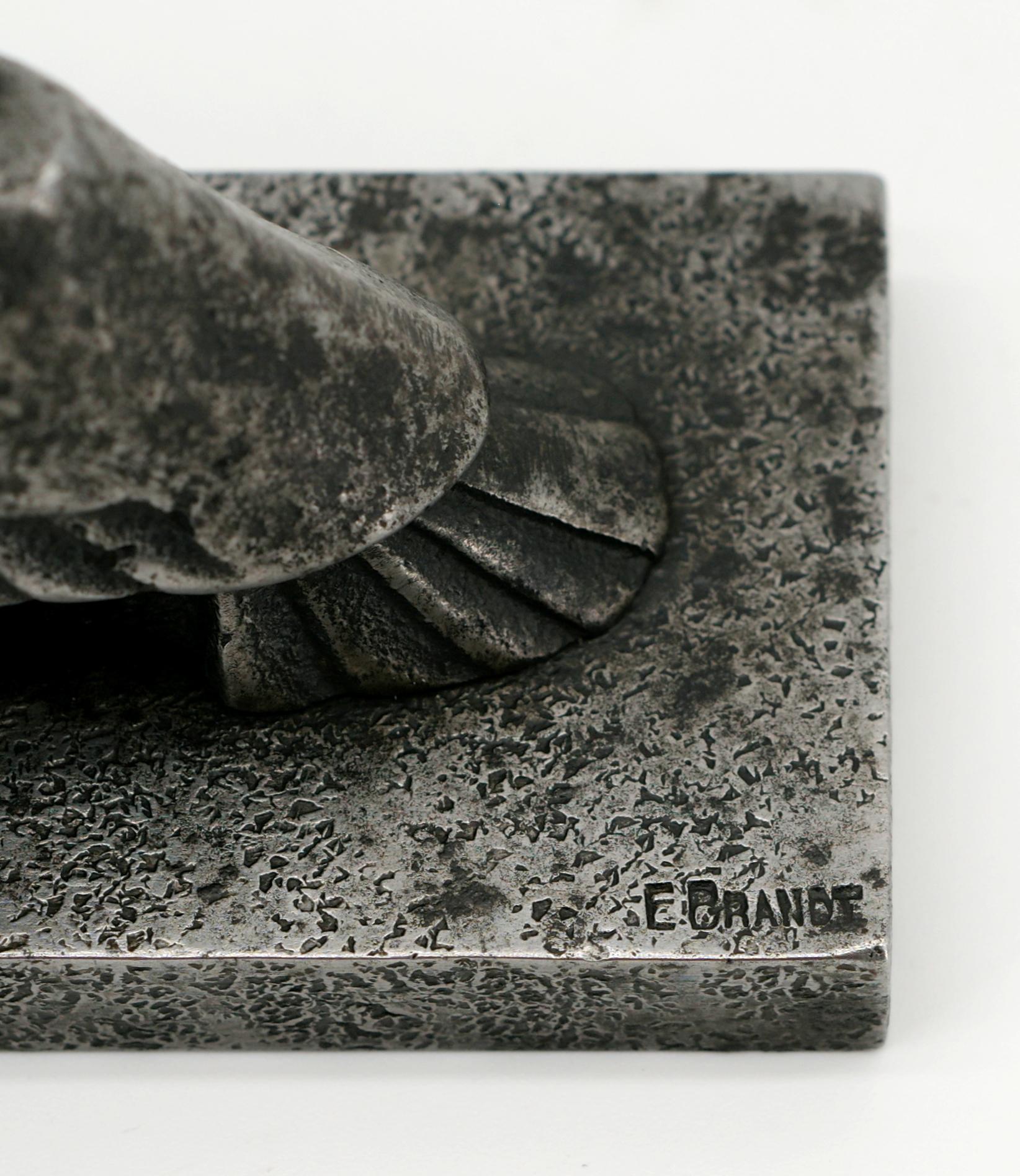 Ferro battuto Pellicano in ferro battuto Edgar Brandt, 1920 in vendita