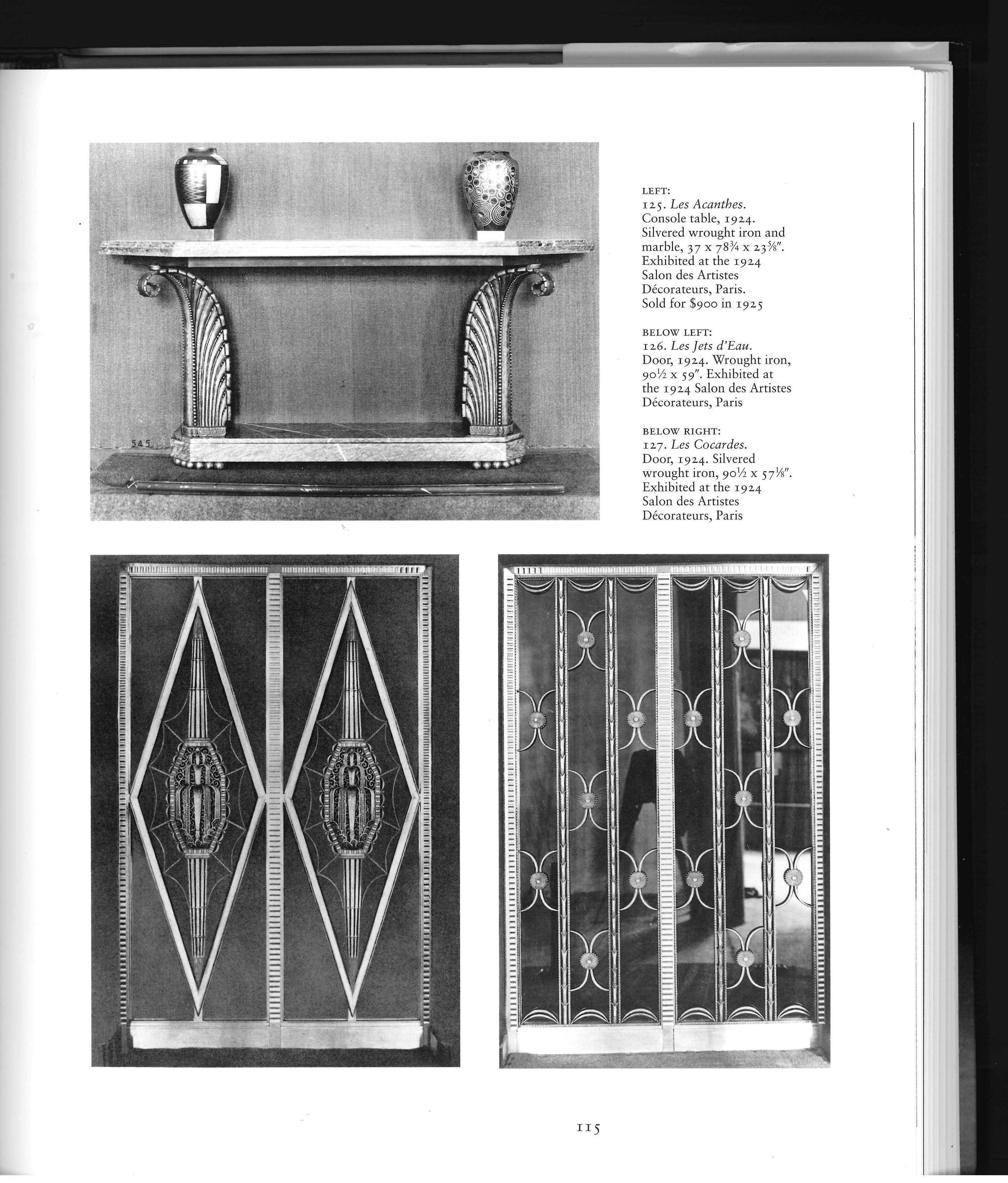 Paper Edgar Brandt, Master of Art Deco Ironwork - Book For Sale