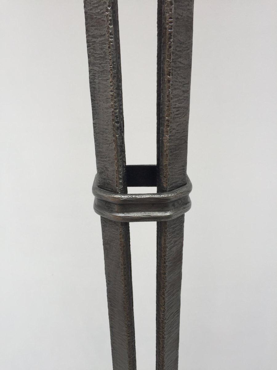 Rara lámpara de pie Art Déco de Edgar Brandt Art Decó en venta