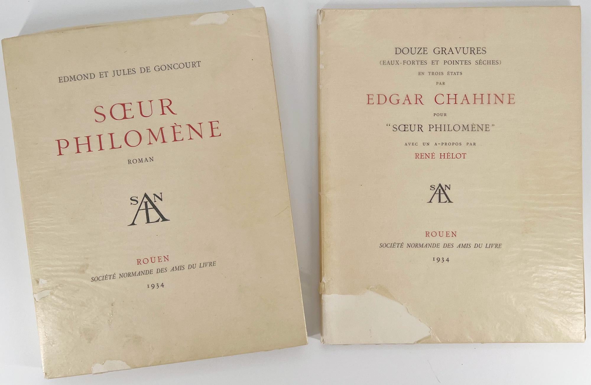 Edgar Chahine / Gongourt Bros. – Soeur Philomène For Sale 9
