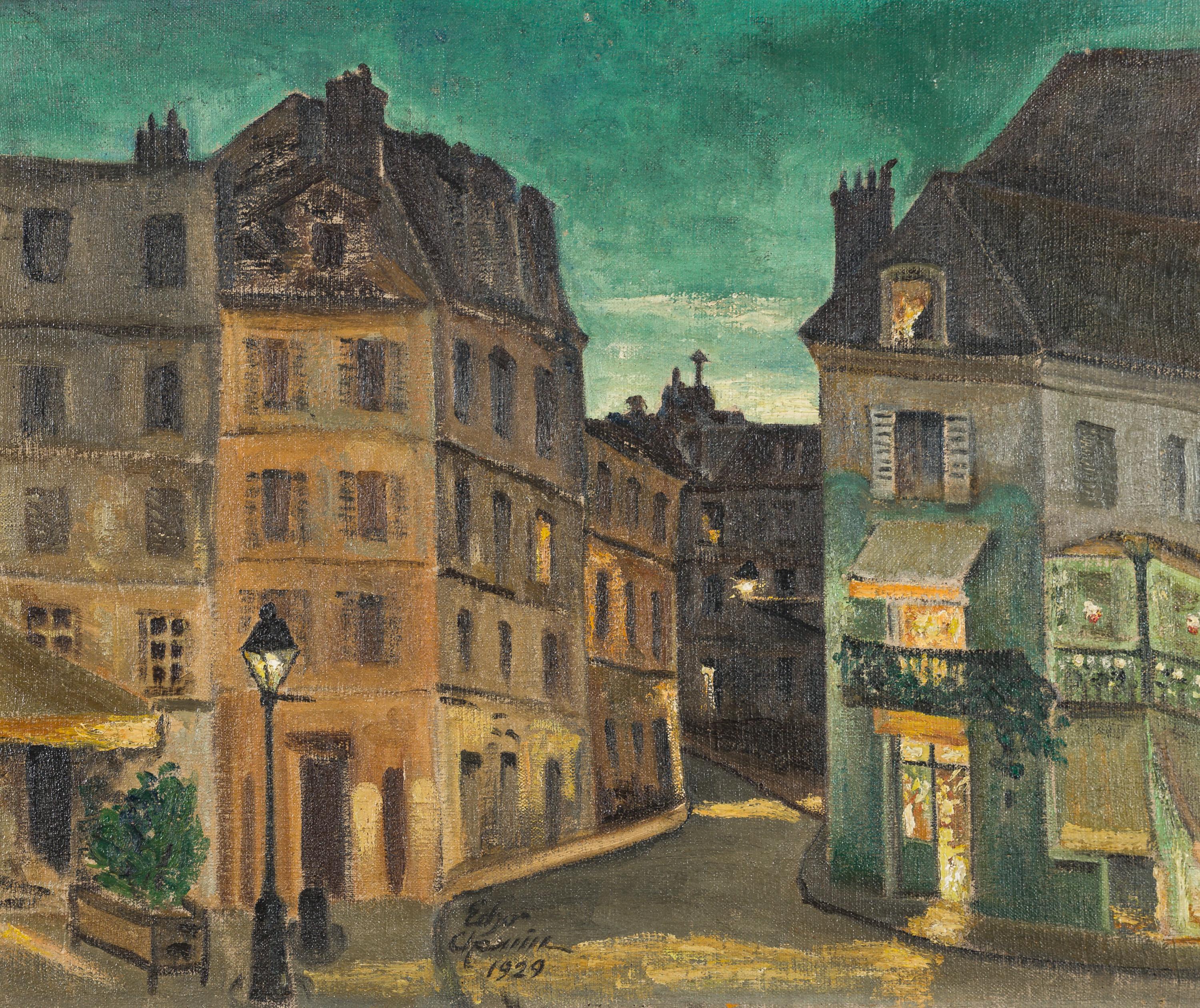 Edgar Chahine Landscape Painting - Paris
