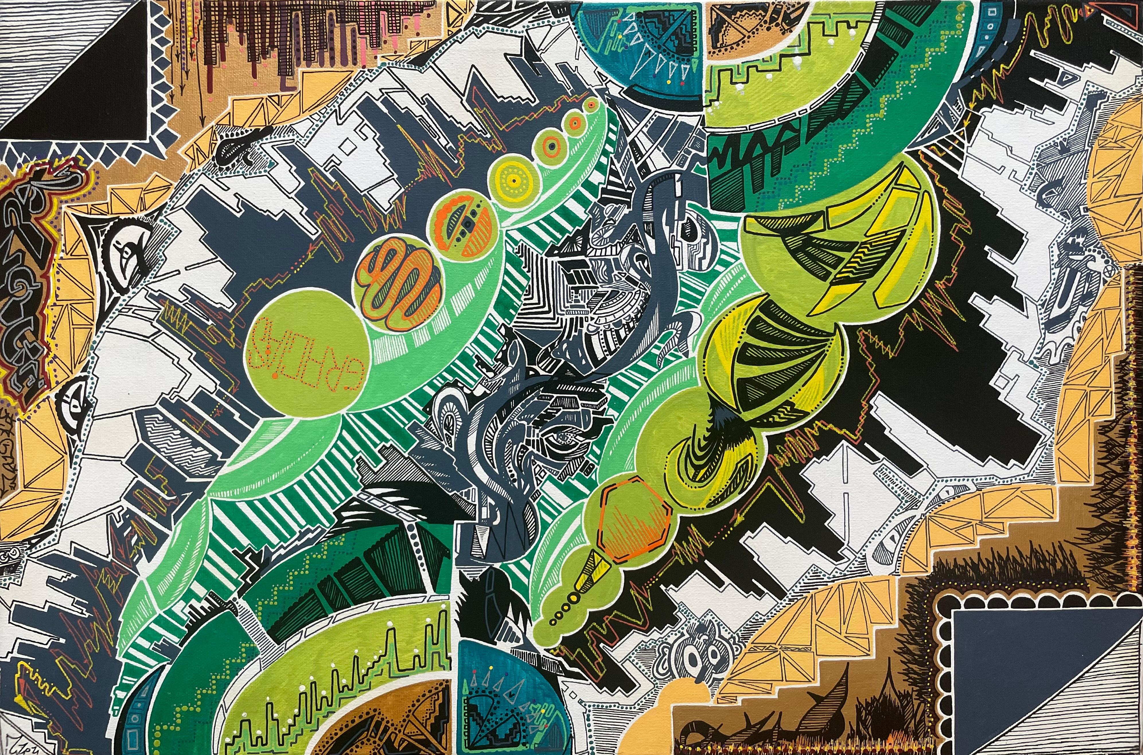 "Ciudad Selva". Street Art, contemporaneo, esoterico, mistico, gestuale
