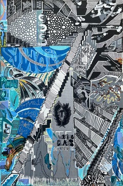 "El 7". Street Art, contemporain, ésotérique, mystique, gestuel