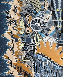 "La Mirada". Street Art, contemporain, ésotérique, mystique, gestuel