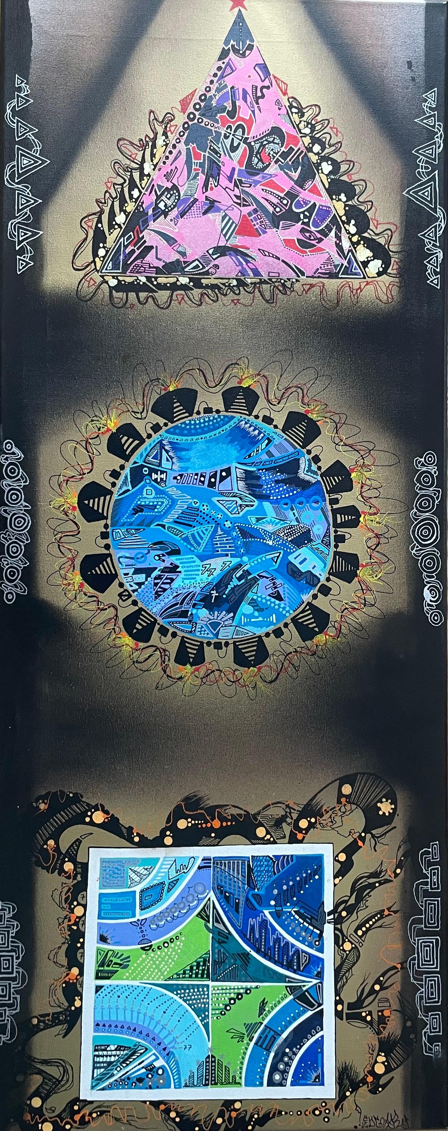 "I 3 mondi". Street Art, contemporaneo, esoterico, mistico, gestuale