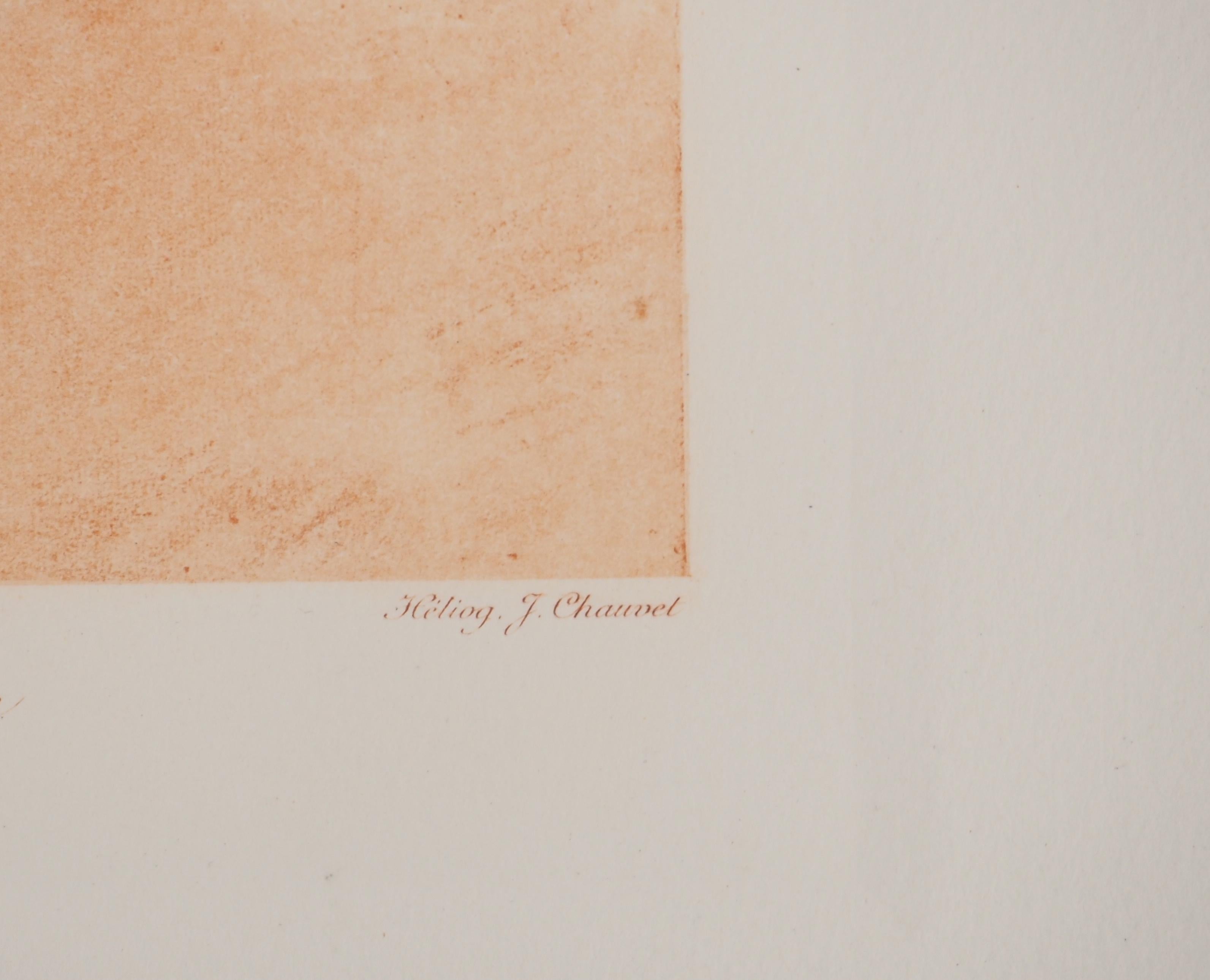 Dancer Putting on Her Slipper - Etching 3