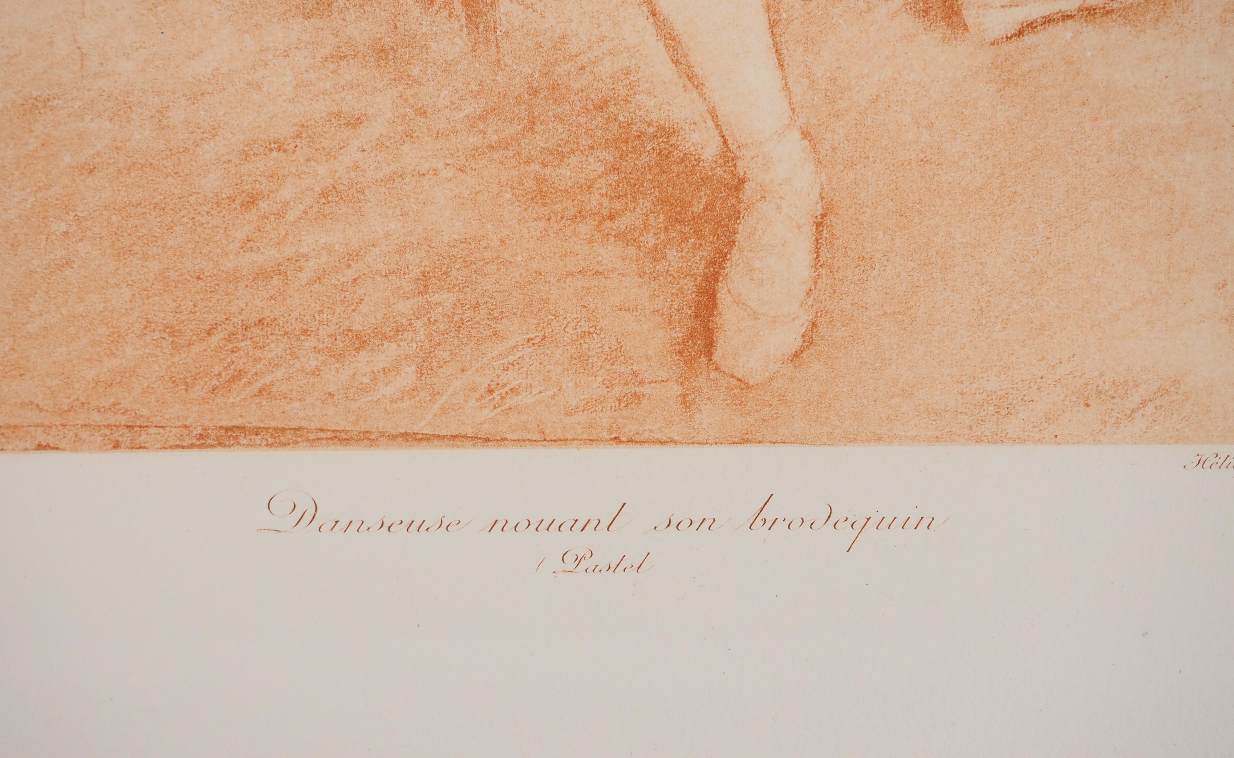 Dancer Putting on Her Slipper - Etching 4