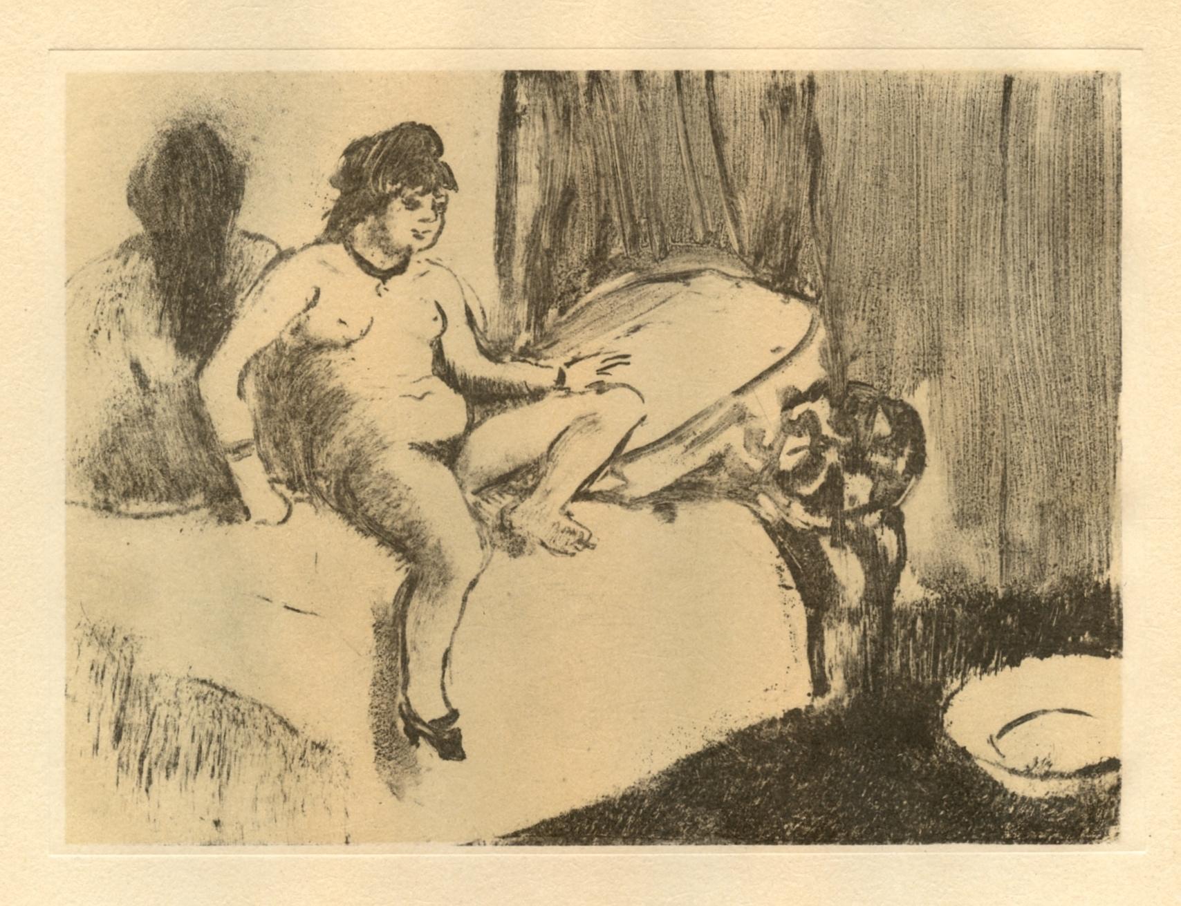 Degas, Attente, E. Degas Monotypes (after) For Sale 1