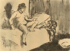 Degas, Attente, Les Monotypes (après)