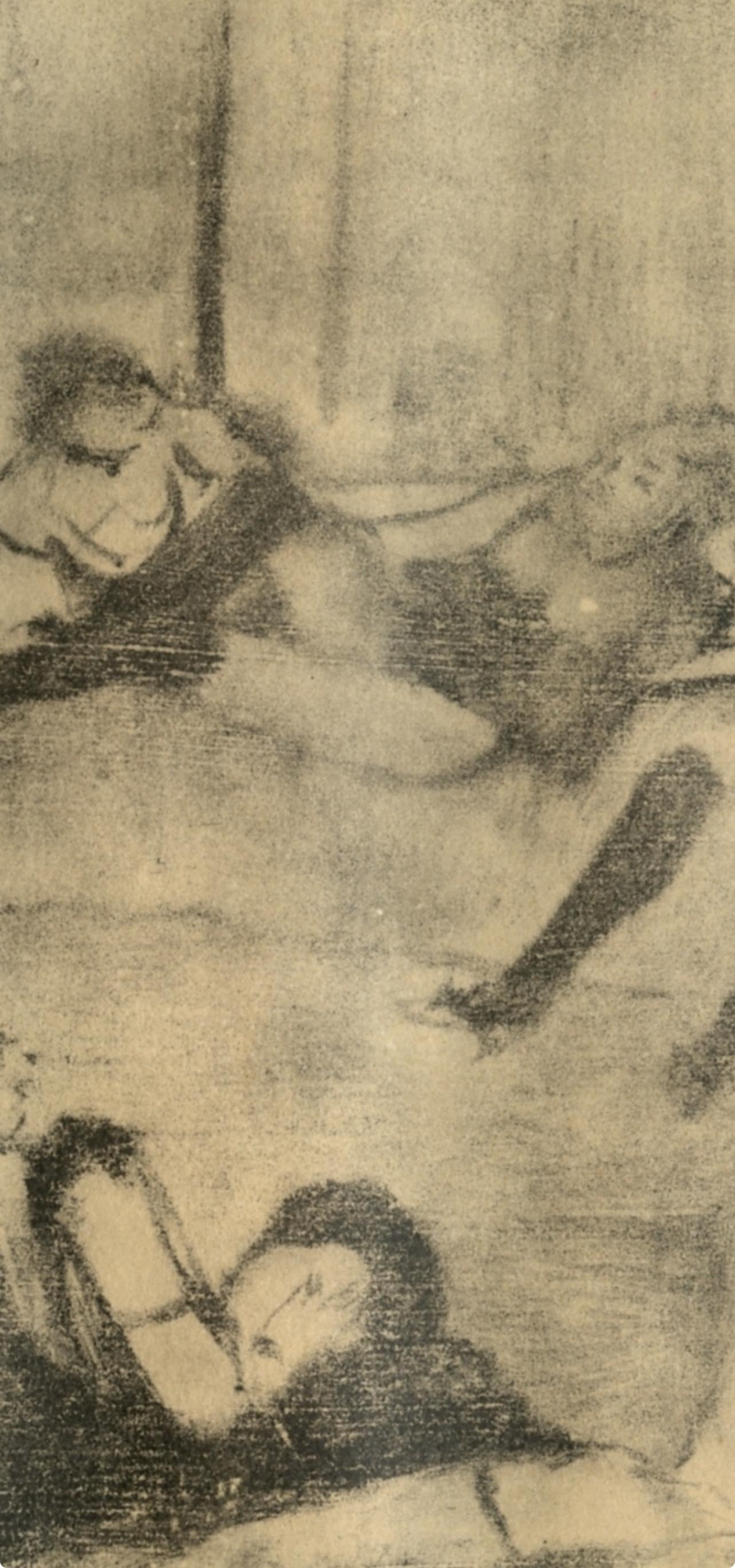 Dega, Au Salon, Monotipi di E. Dega (dopo) - Print Impressionismo di Edgar Degas