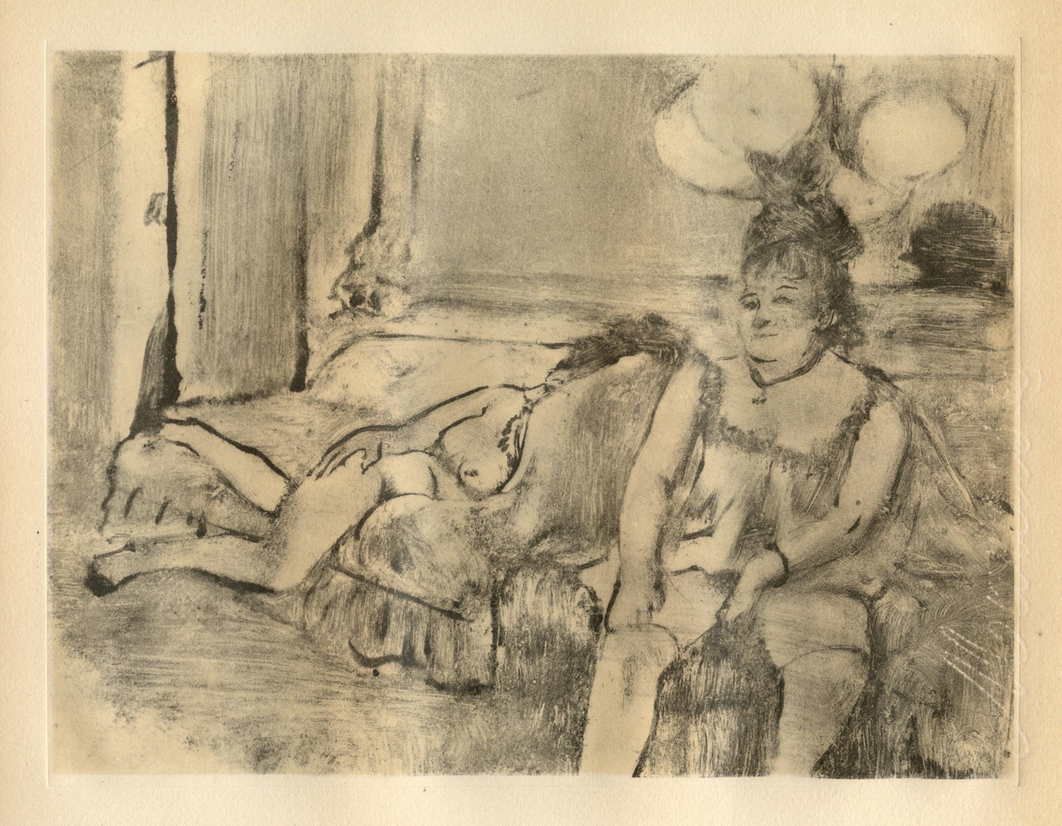 Degas, Au Salon, E. Degas Monotypes (after) For Sale 1