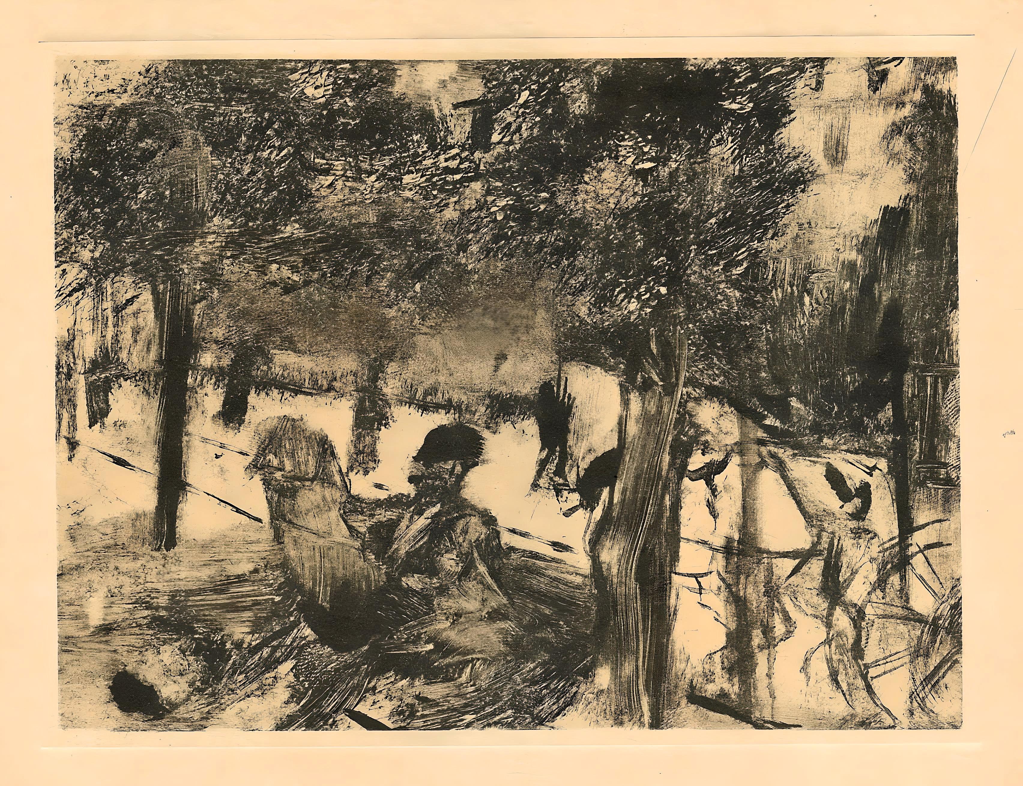 Medium: Engraving on vélin du Marais paper
Year: 1948
Paper Size: 12.25 x 9.125 inches; image size: 4.75 x 6.5 inches
Inscription: Unsigned and unnumbered, as issued
Notes: From the volume, E. Degas Monotypes, 1948. Published by Quatre