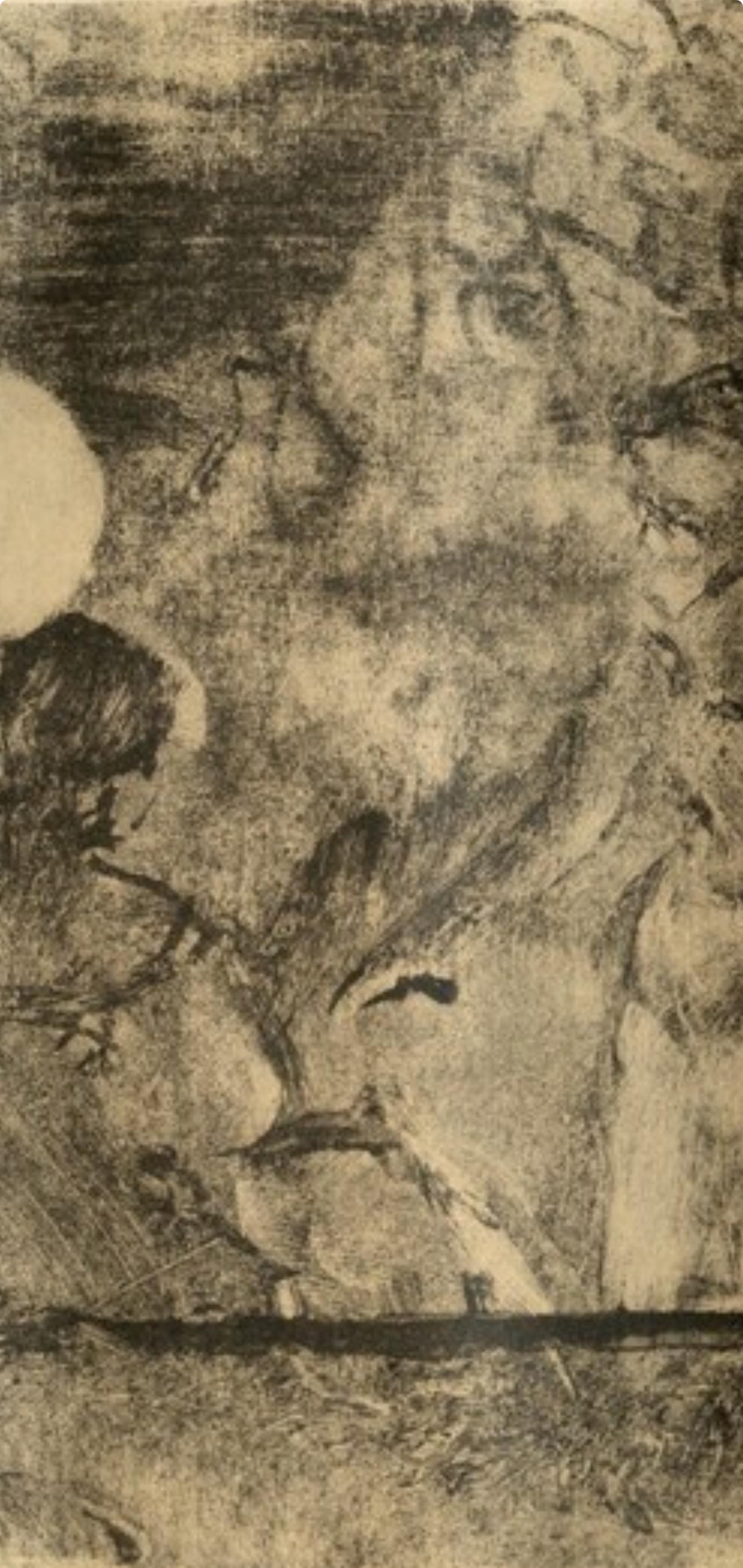 Degas, Cafe-Concert, E. Degas Monotypes (after) - Impressionist Print by Edgar Degas