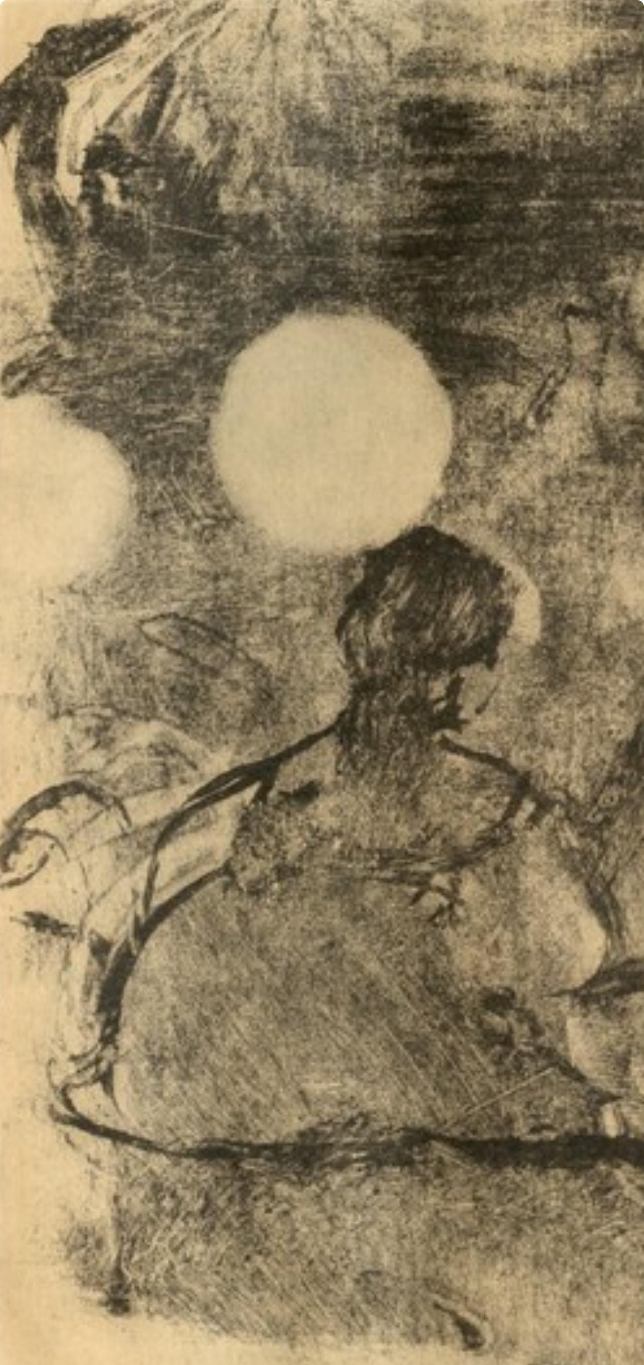 Degas, Cafe-Concert, Les Monotypes (nach) – Print von Edgar Degas