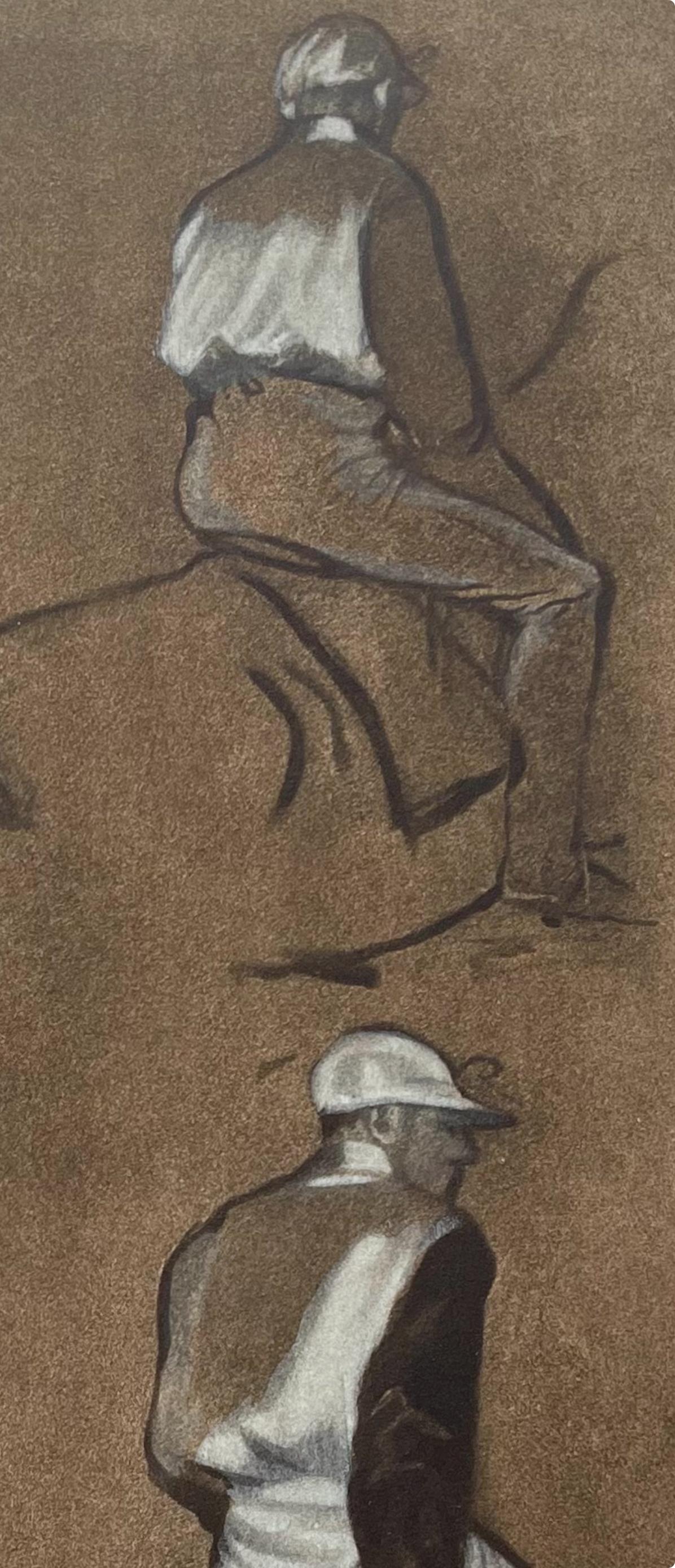 Kupferstich auf Vélin d'Arches-Papier, montiert auf Museumskarton, wie ausgestellt. Unsigniert und nicht nummeriert, wie ausgegeben. Guter Zustand; nie gerahmt oder mattiert. Anmerkungen: Aus dem Folio, Degas Pastels Et Dessins Preproduite Par