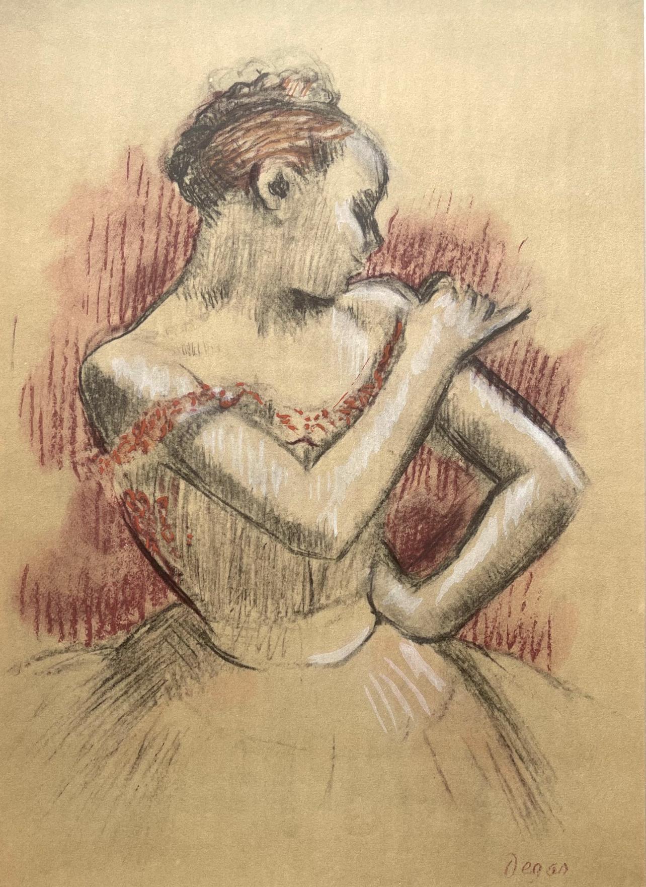 Edgar Degas Figurative Print - Degas, Composition, Degas Pastels Et Dessins Reproduits Par D. Jacomet (after)