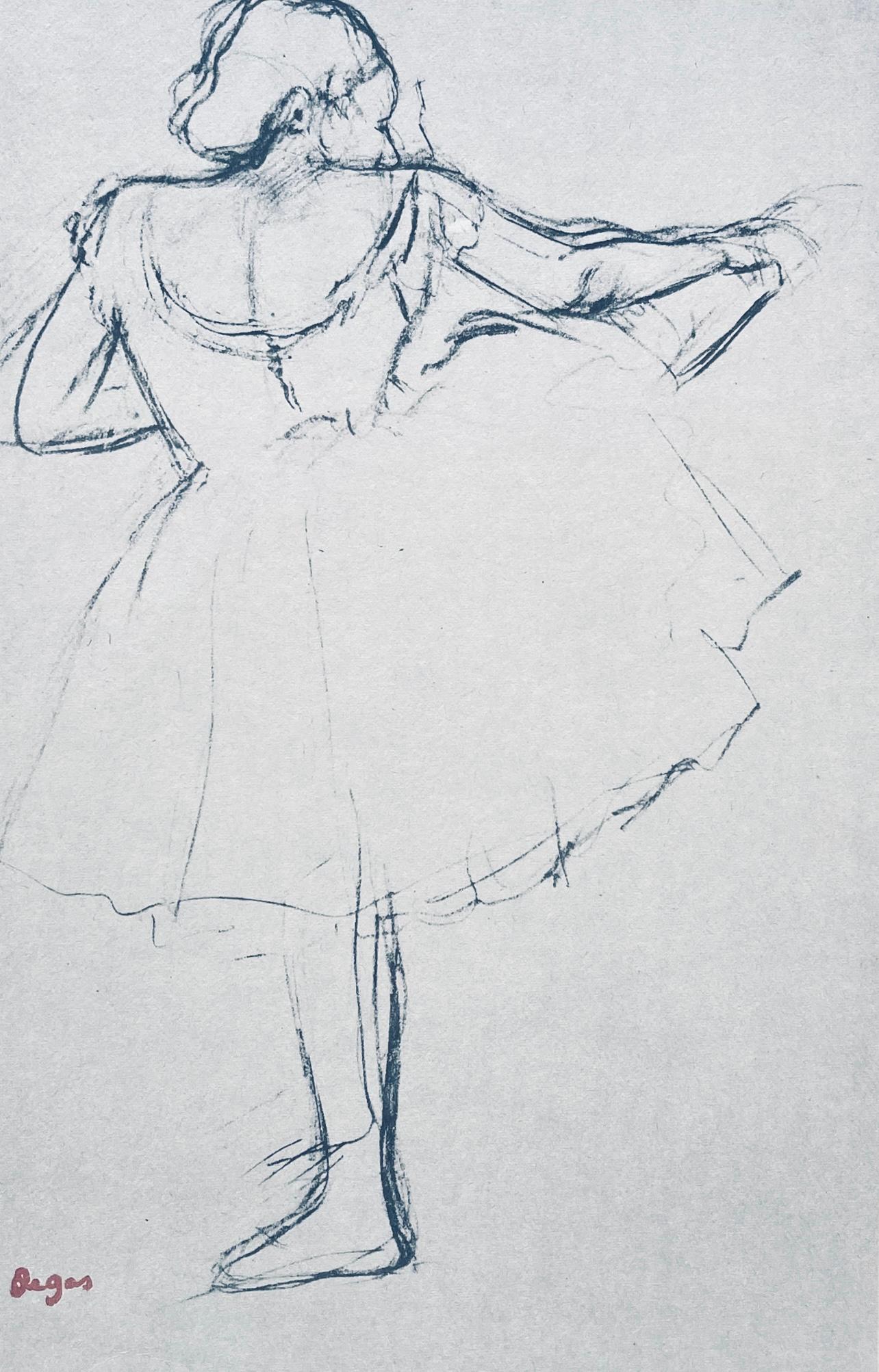 Dega, Ballerina alla sbarra, Dieci schizzi di balletto (dopo)
