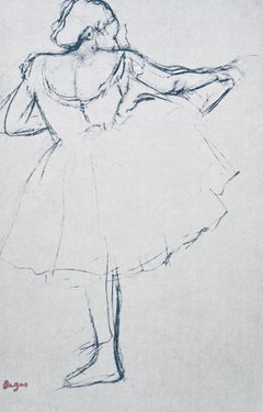 Degas, Dancer at the bar, Ten Ballet Sketches (after)