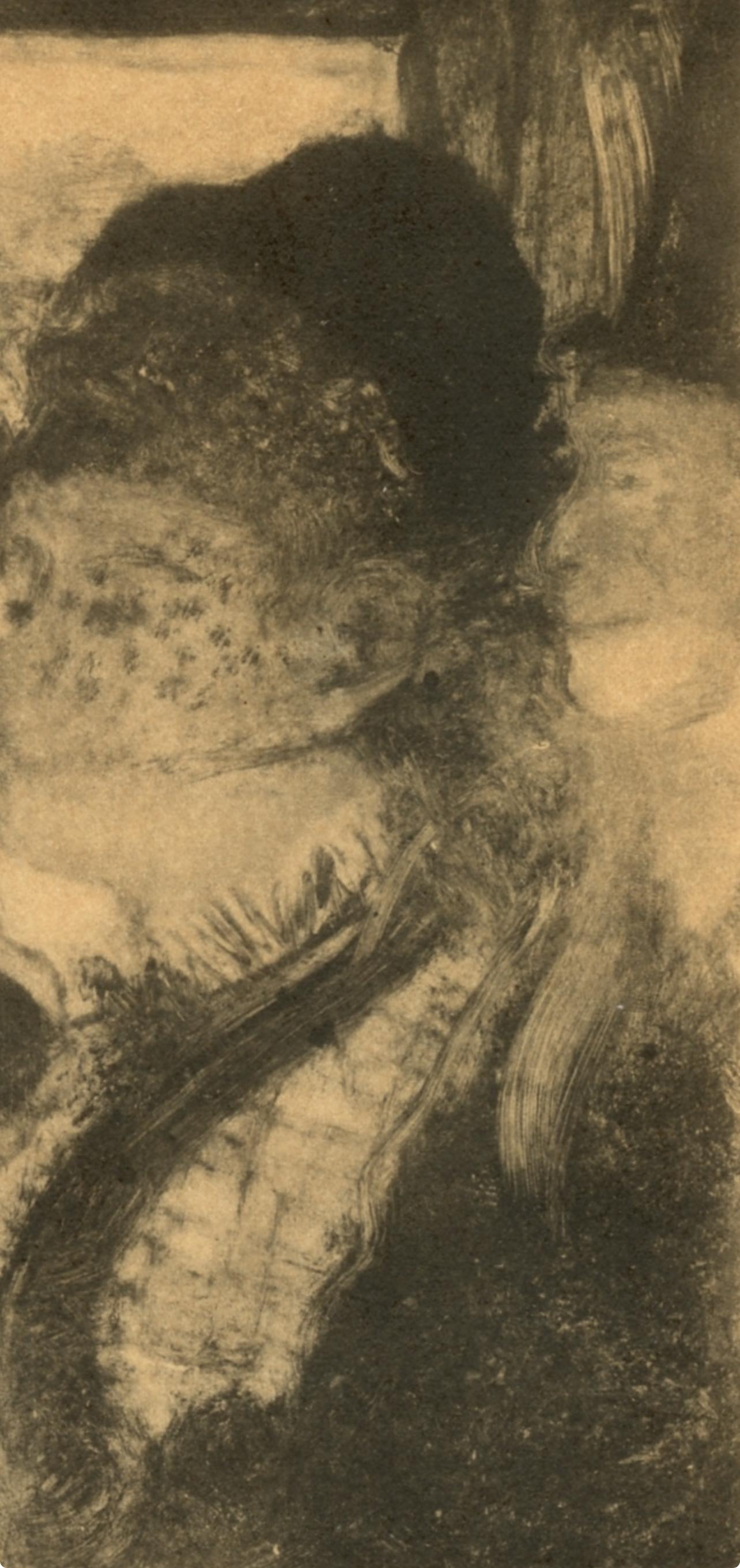 Degas, Dans l'Omnibus, E. Degas Monotypes (after) - Print by Edgar Degas