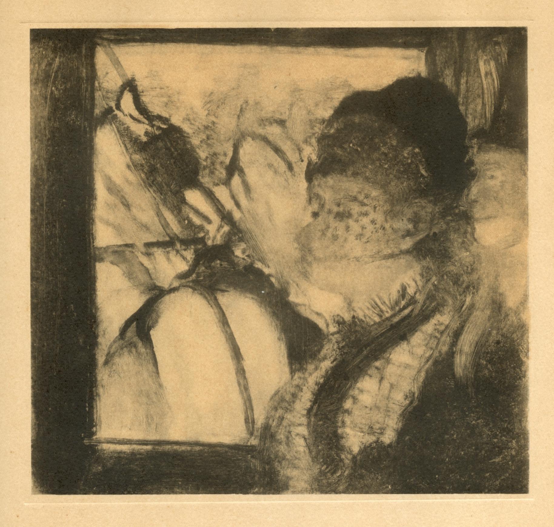 Degas, Dans l'Omnibus, E. Degas Monotypes (after) For Sale 1